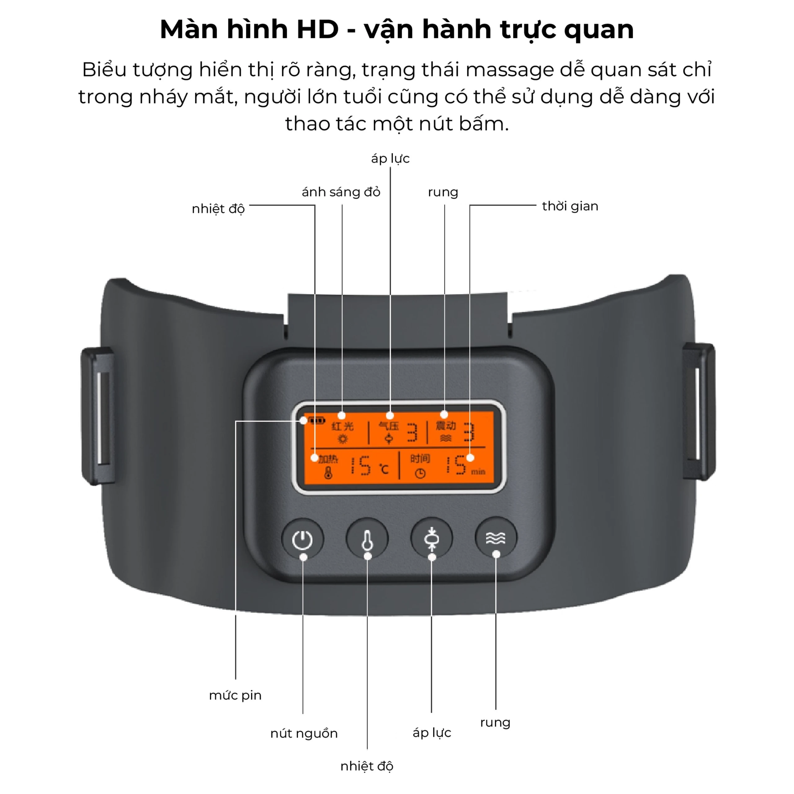 Máy massage (mát xa) đầu gối Fuji PG-2015F3 giúp cải thiện lưu thông máu và giảm bớt sự khó chịu của khớp gối