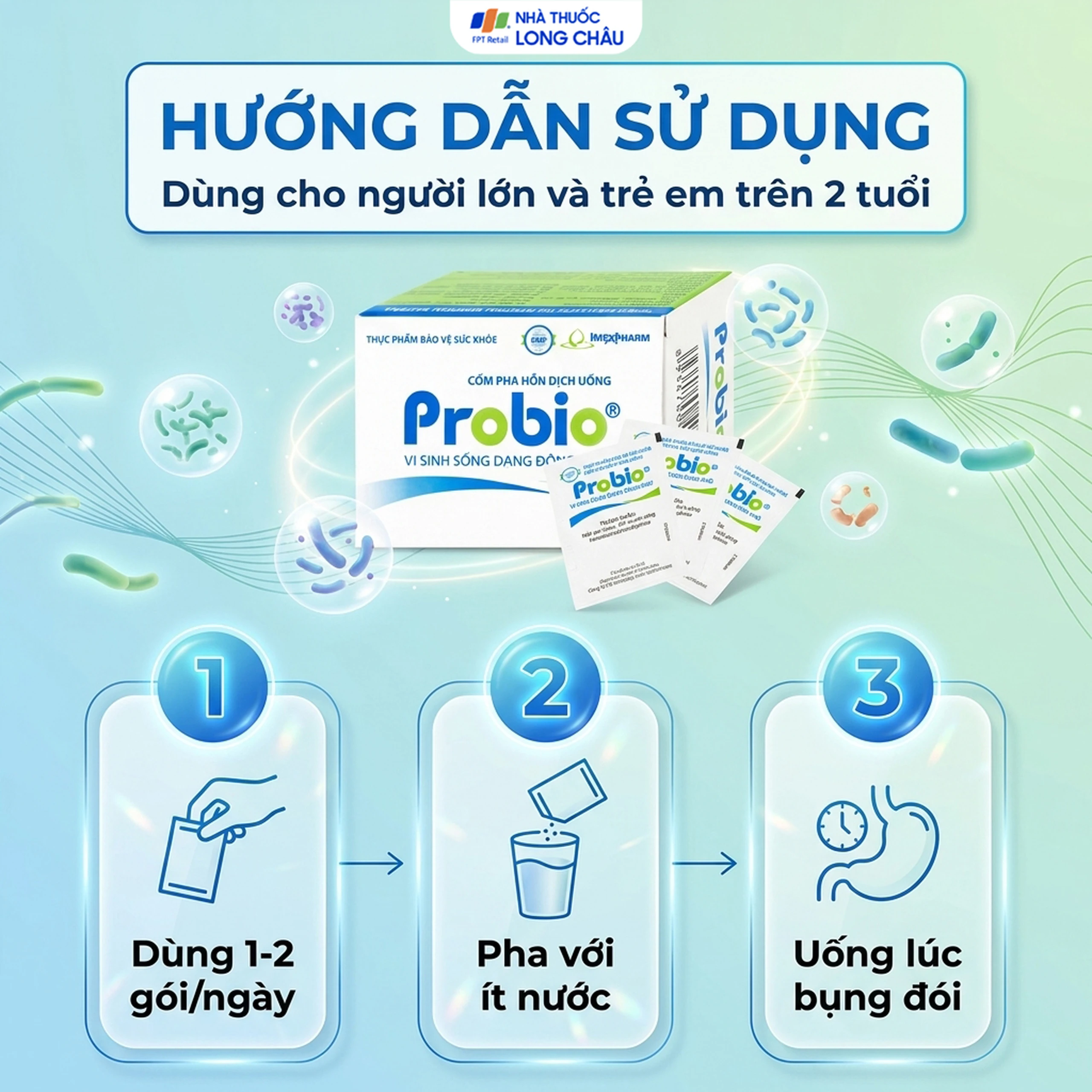 Cốm hỗ trợ tiêu hóa Probio(14 gói) 5