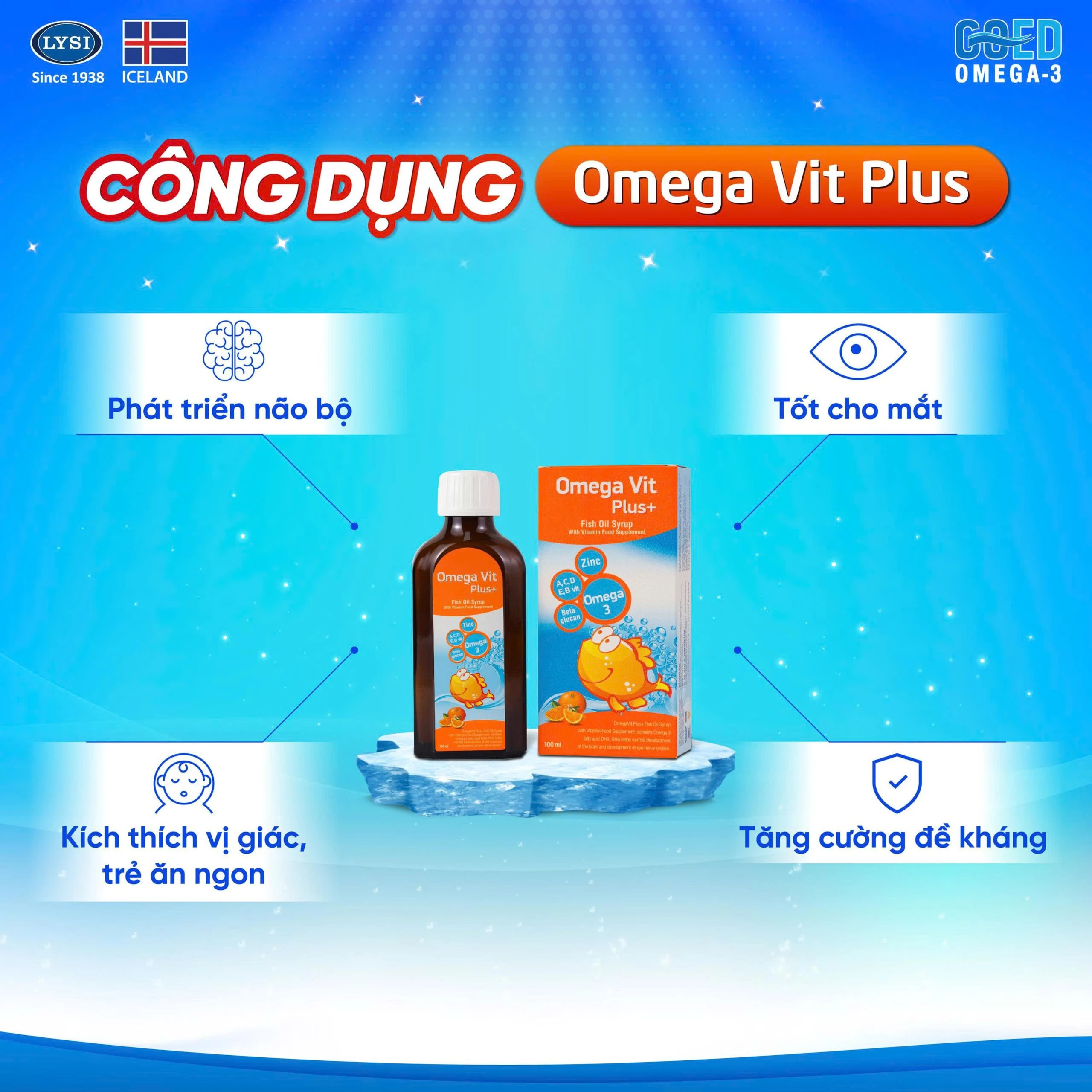 Siro bổ não Omega Vit Plus+ Botafarma (100ml) 2