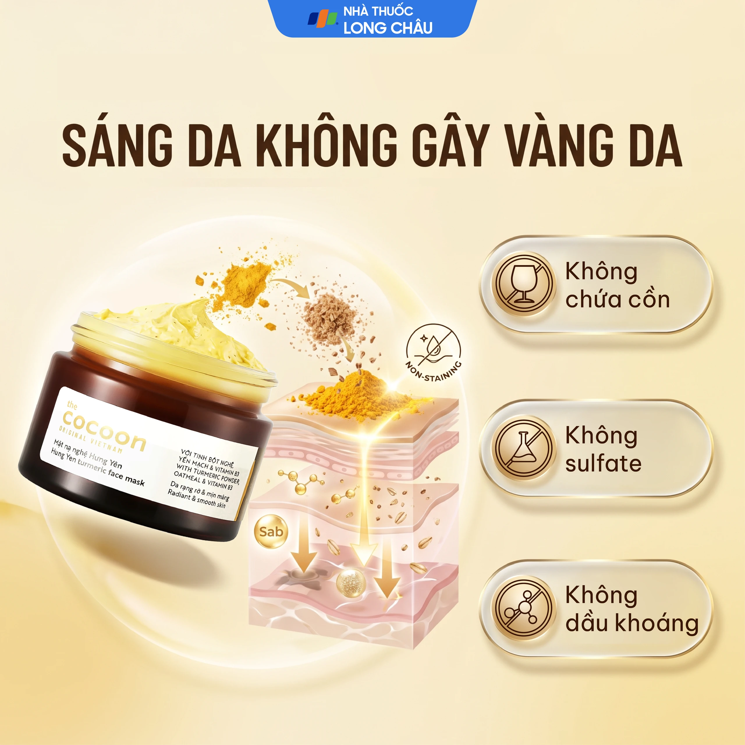Mặt nạ nghệ Hưng Yên Cocoon cải thiện bề mặt, giúp da trở nên mịn màng (30ml) 6