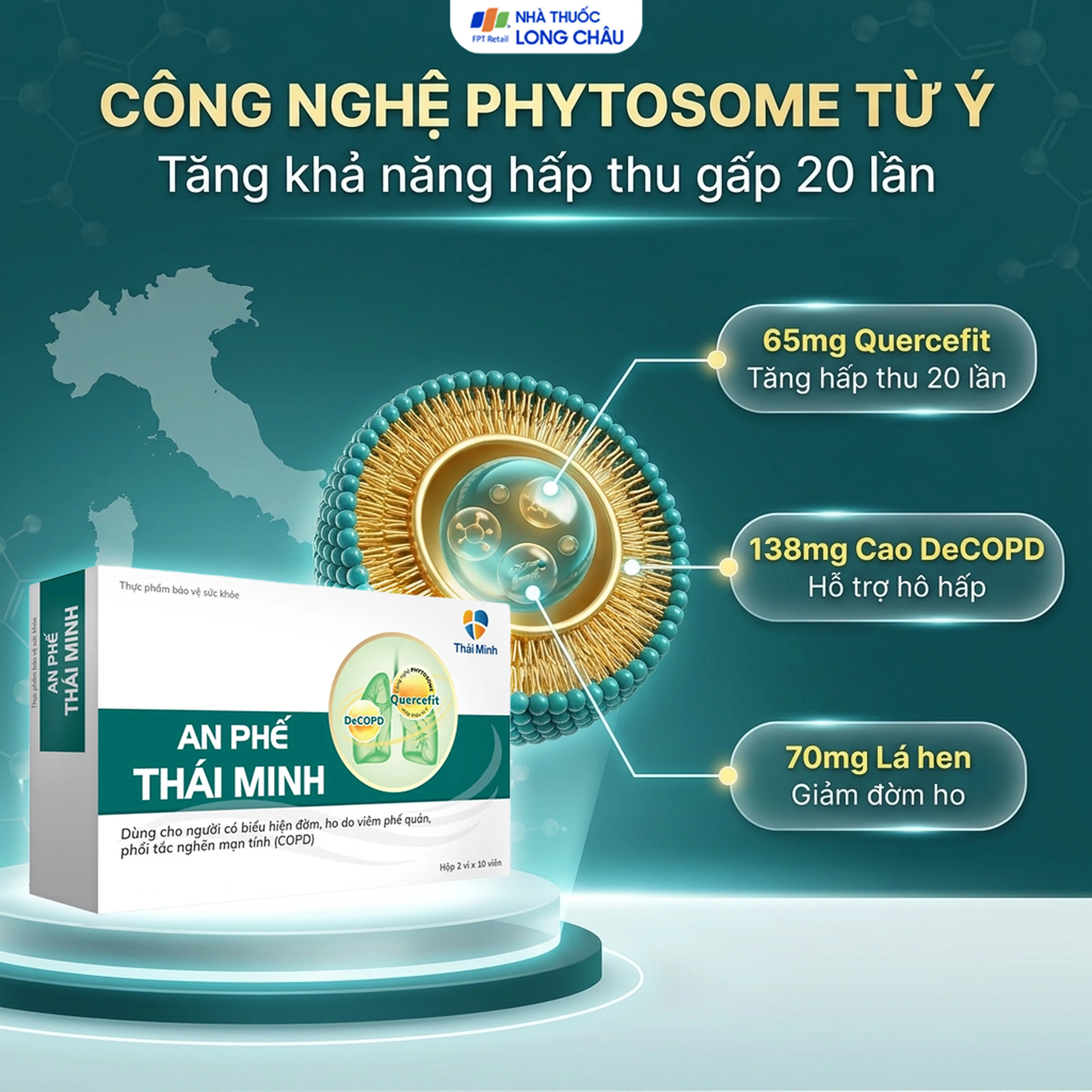 Viên uống An Phế Thái Minh hỗ trợ giảm đờm, giảm ho (2 vỉ x 10 viên) 3