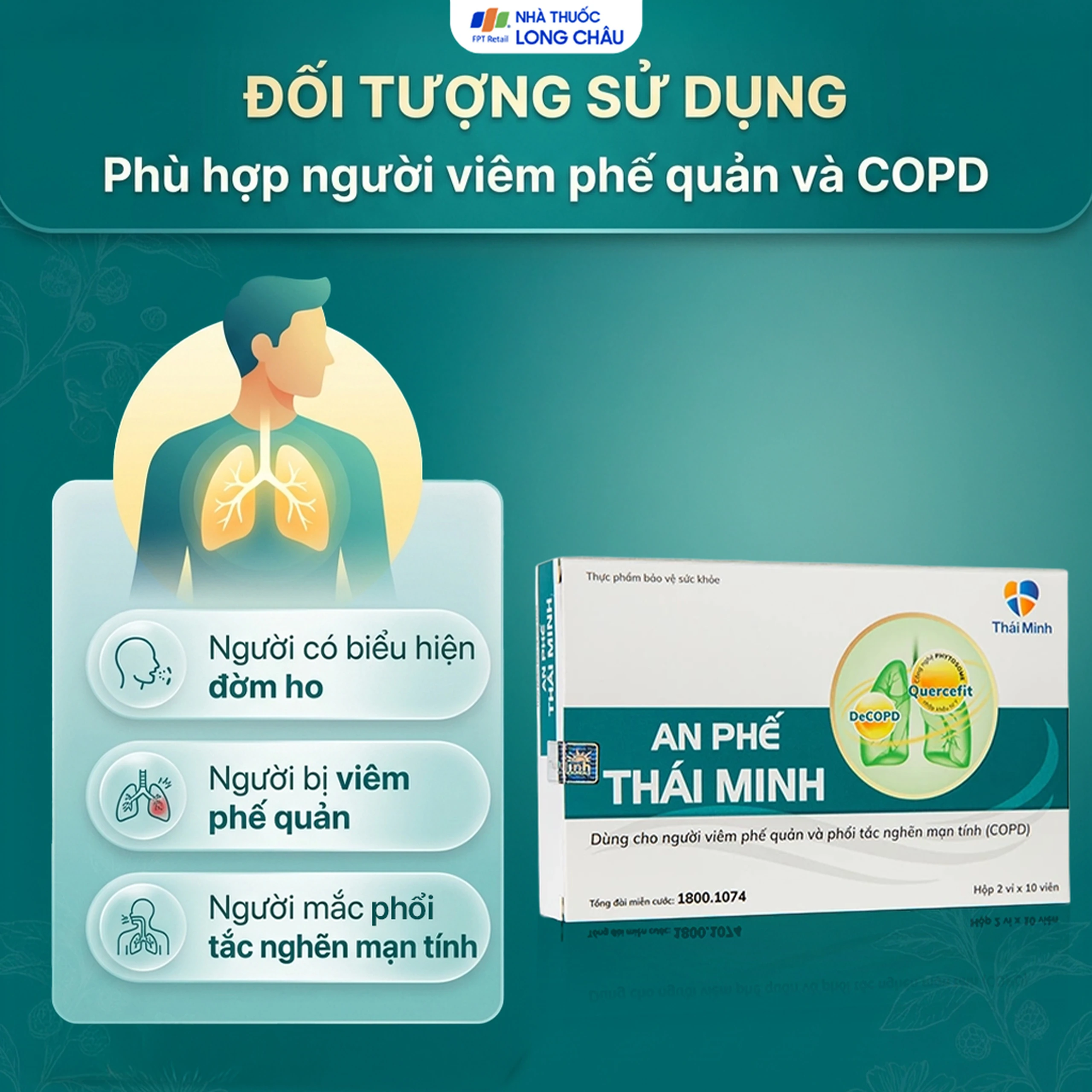Viên uống An Phế Thái Minh hỗ trợ giảm đờm, giảm ho (2 vỉ x 10 viên) 4