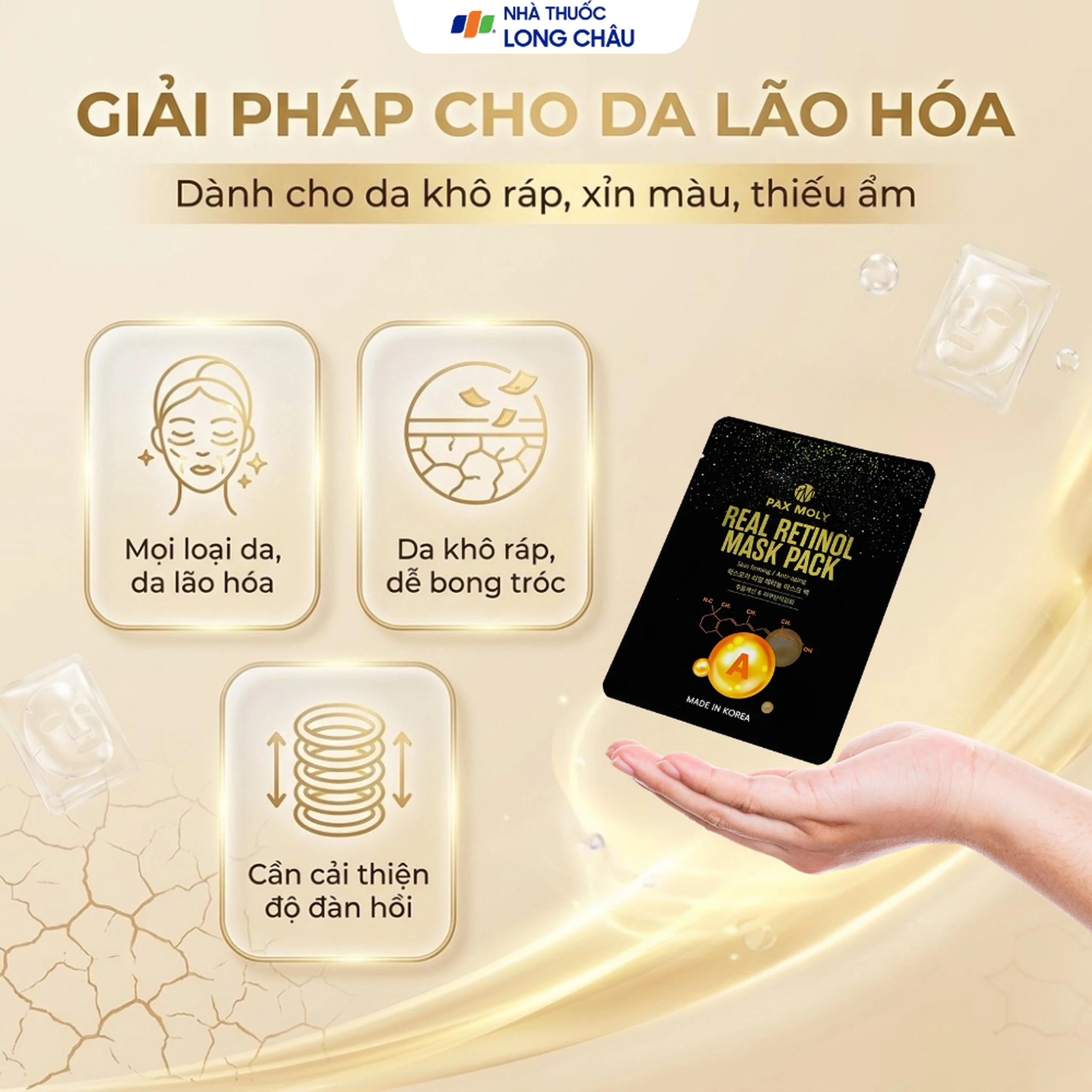 Mặt nạ dưỡng ẩm Pax Moly Real Retinol 4