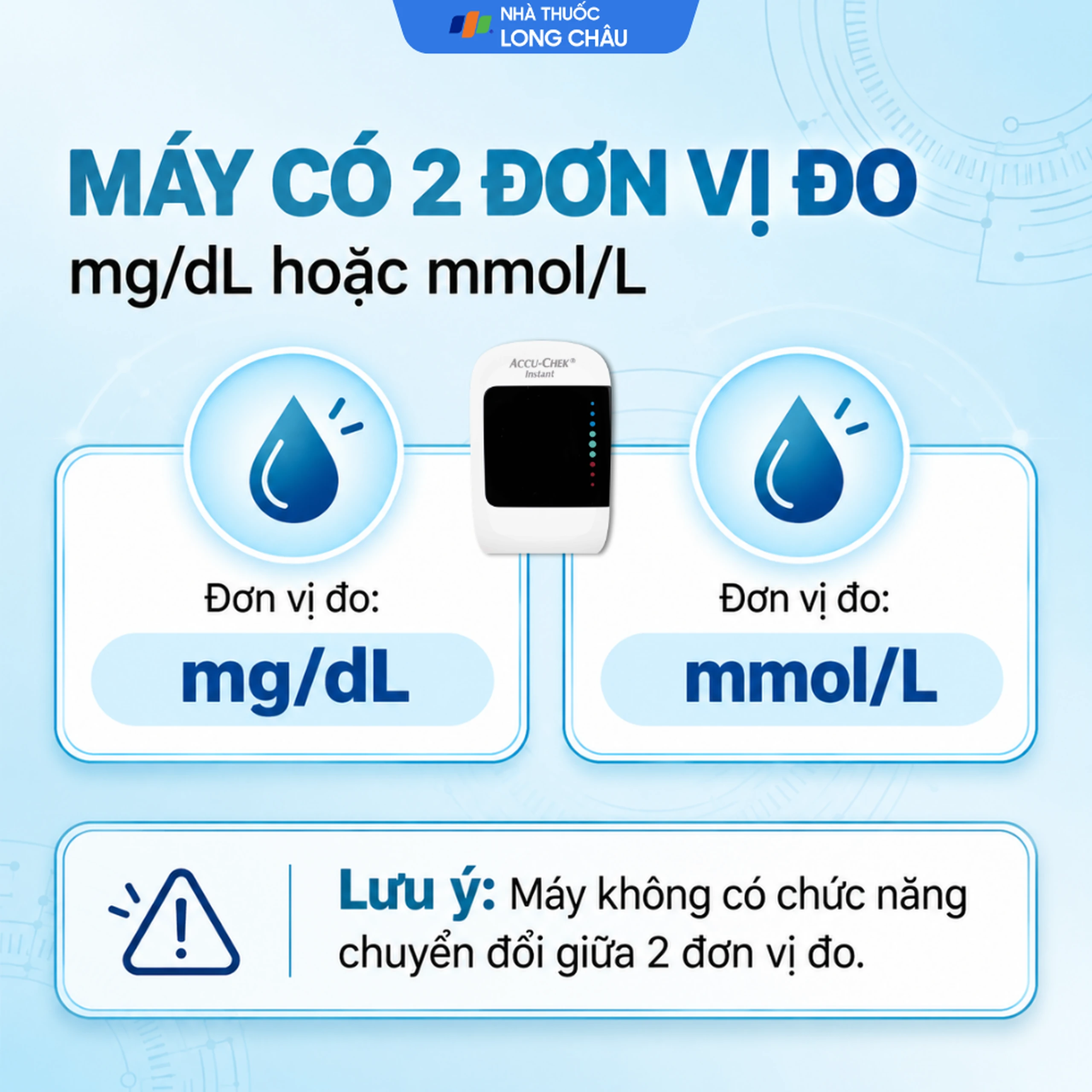 Máy đo đường huyết Accu Chek Instant hỗ trợ theo dõi, kiểm soát lượng đường trong máu 4