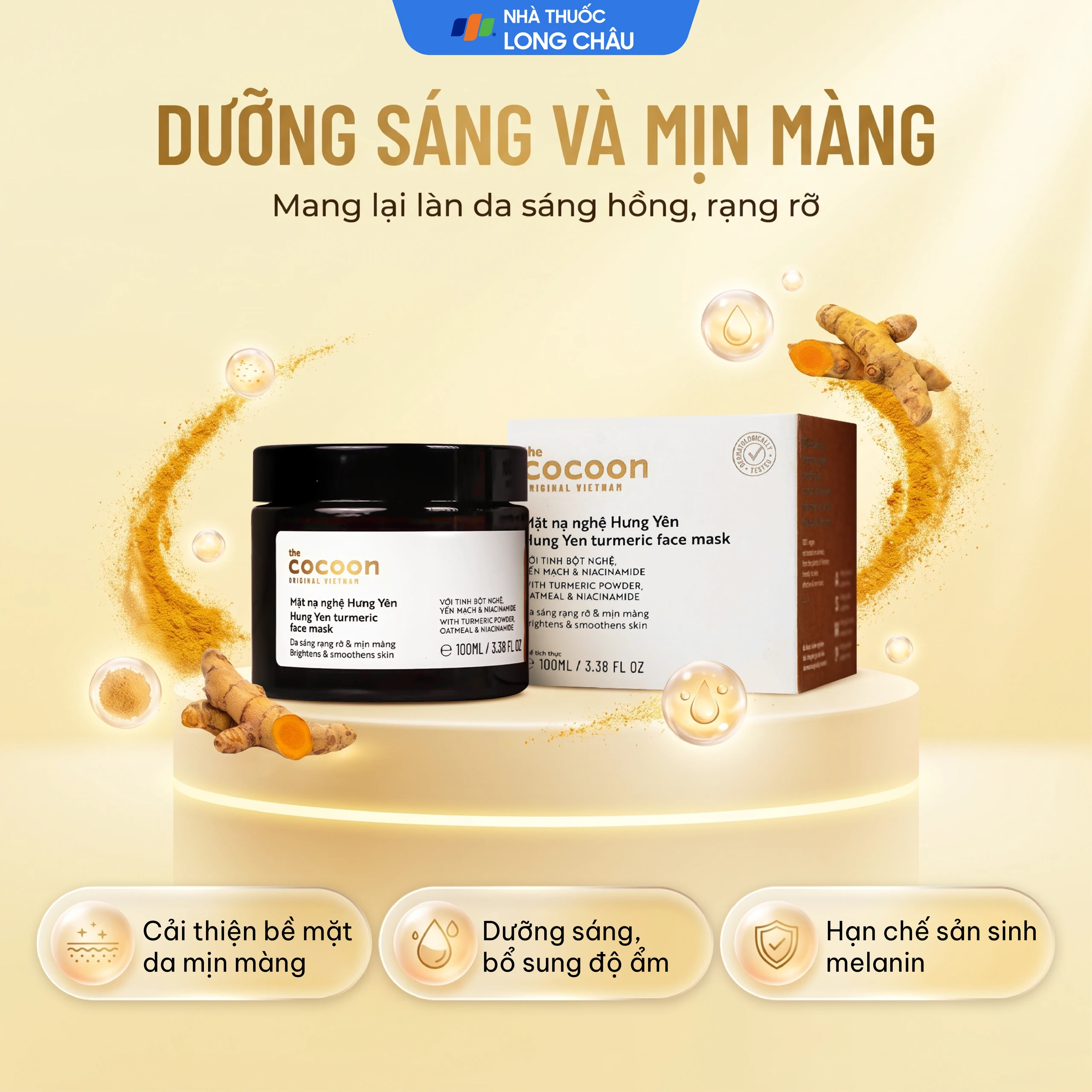 Mặt nạ nghệ hưng yên Cocoon 100ml 2