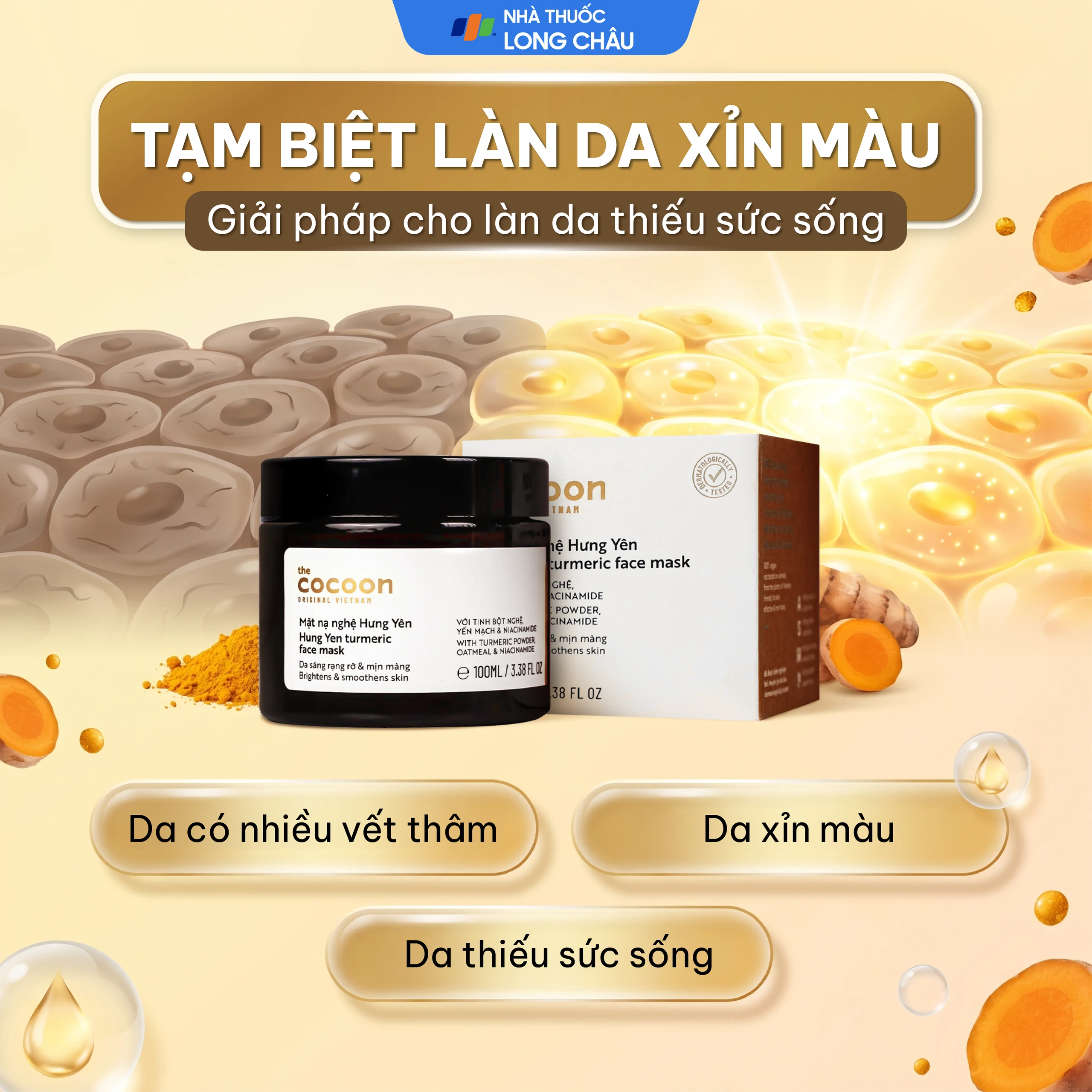 Mặt nạ nghệ hưng yên Cocoon 100ml 4