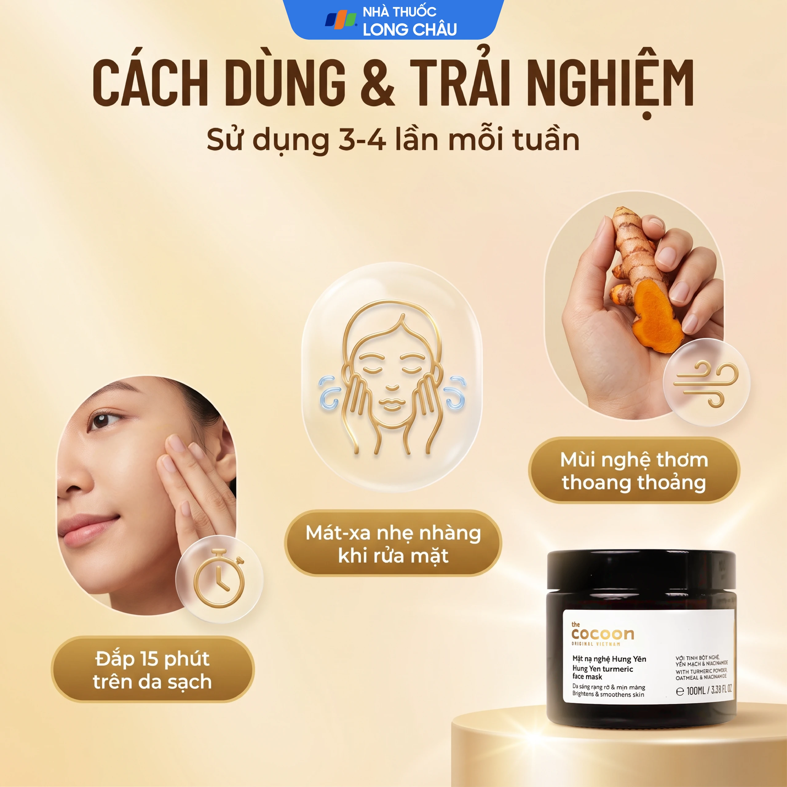 Mặt nạ nghệ hưng yên Cocoon 100ml 5
