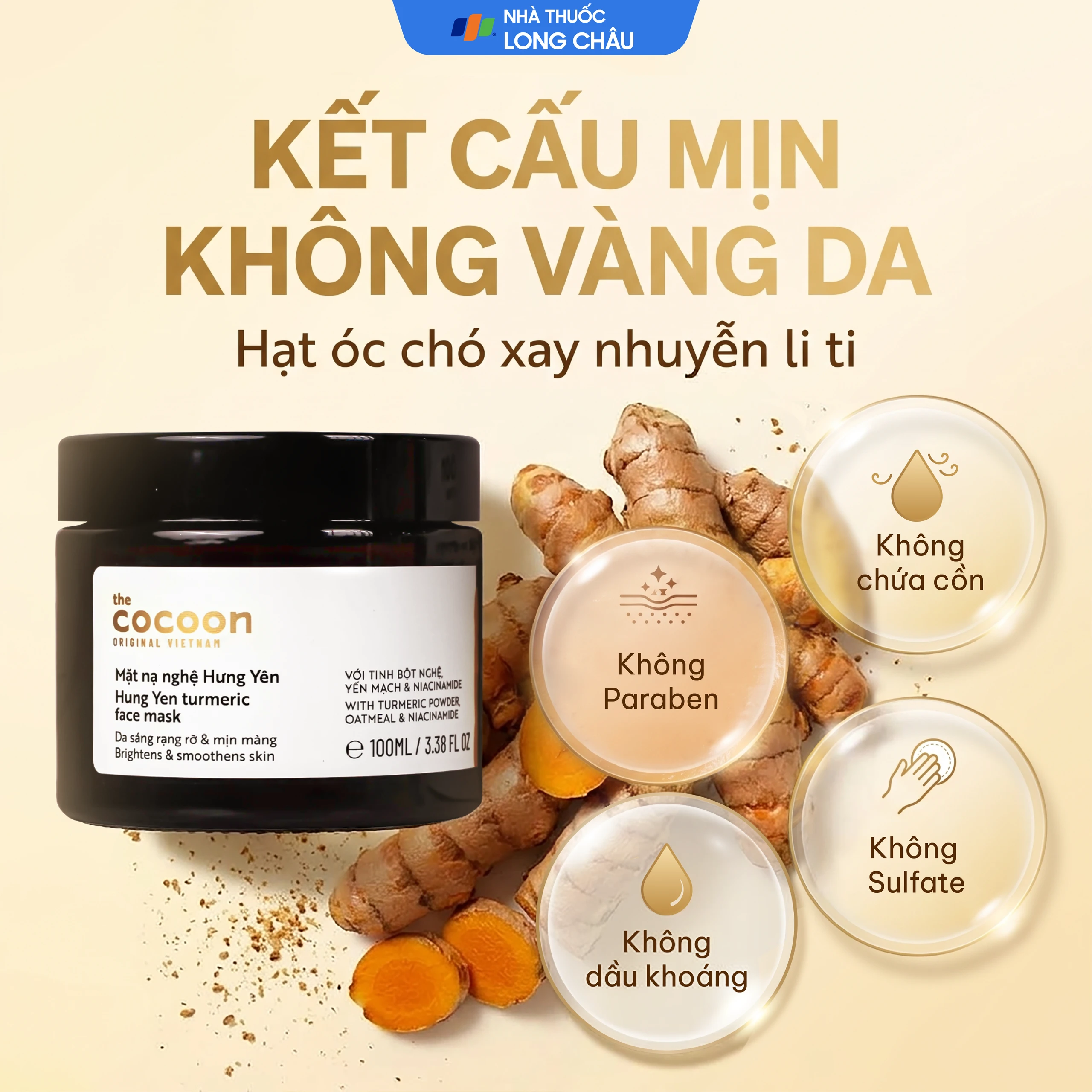 Mặt nạ nghệ hưng yên Cocoon 100ml 6