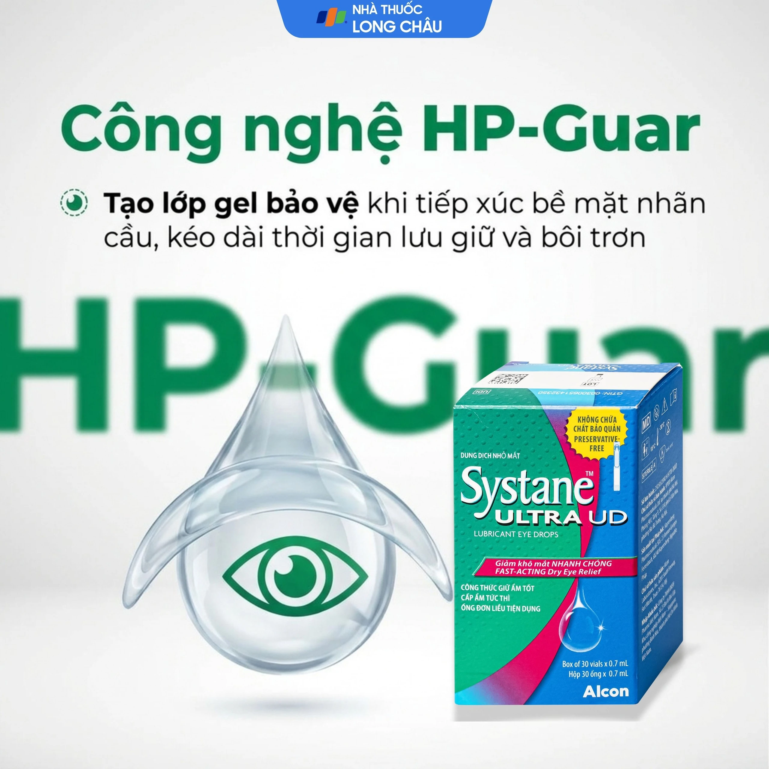 Nhỏ Mắt Systane Ultra Ud Alcon (30 ống x 0.7ml) Giảm Kích Ứng, Giảm Khô Mắt Nhanh Chóng, Giữ Ẩm Và Cấp Ẩm Tức Thì 4