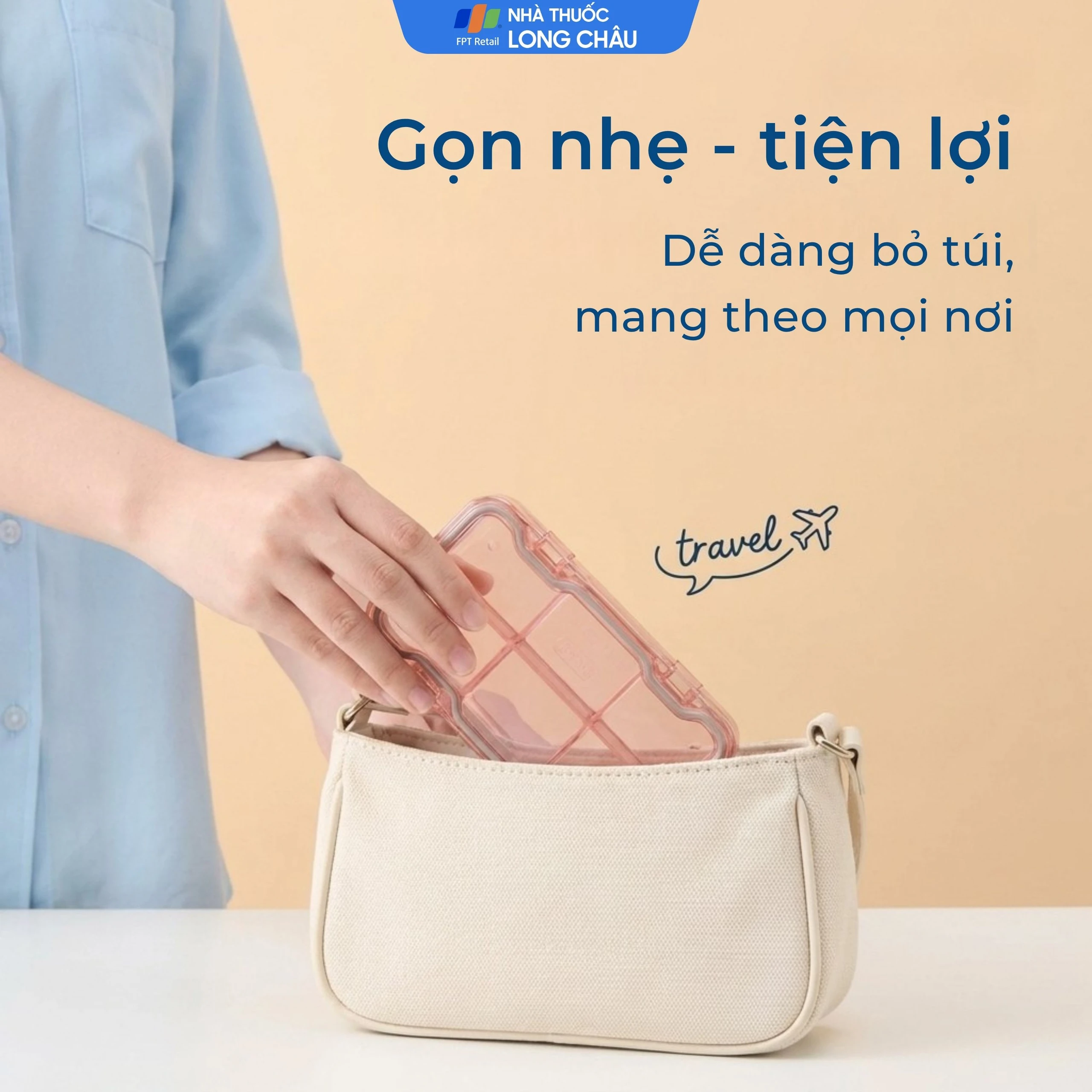 Hộp phân liều thuốc 6 Ngăn Inochi Okina 6