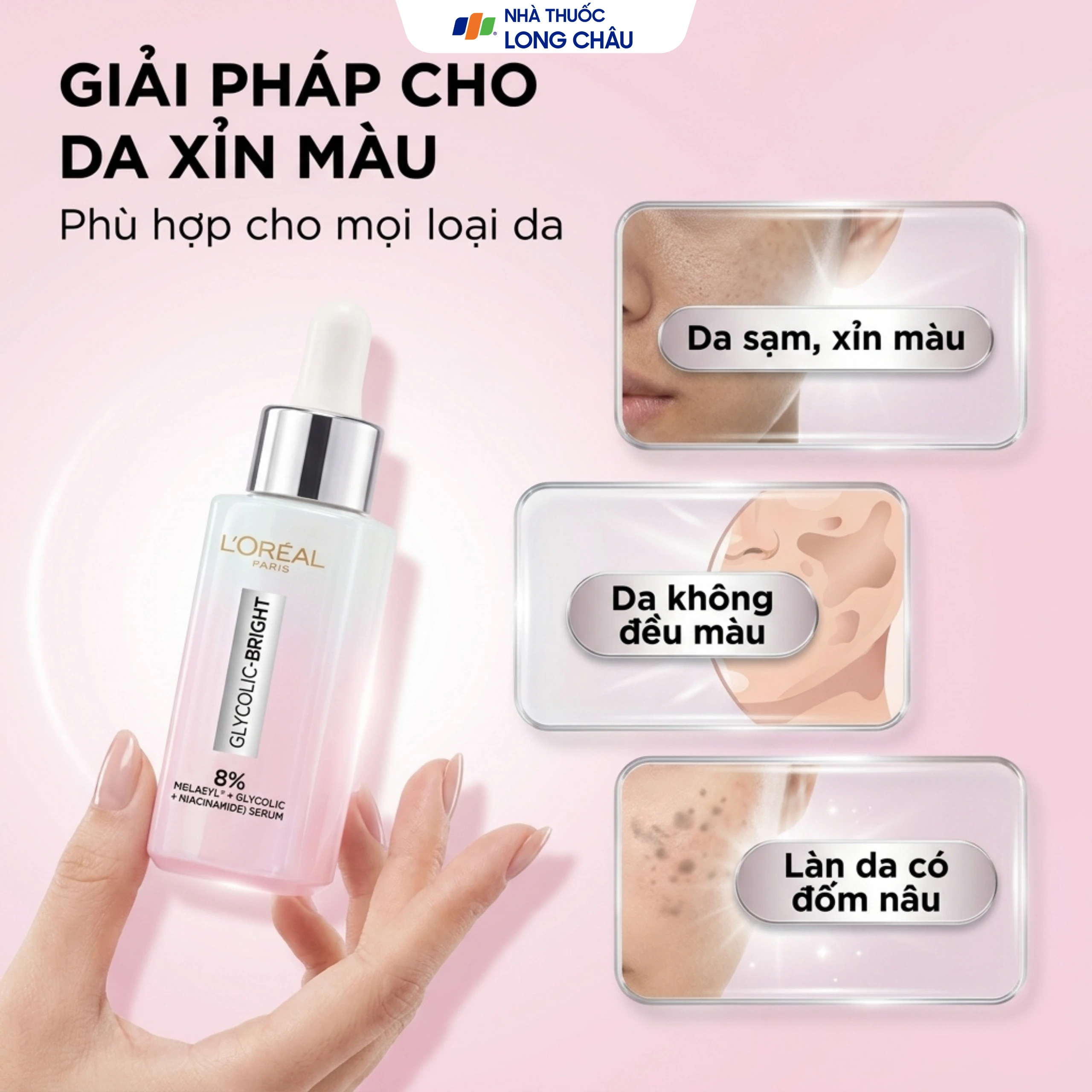 Tinh chất dưỡng sáng da giảm thâm mụn L'Oréal Glycolic Bright (30ml) 4