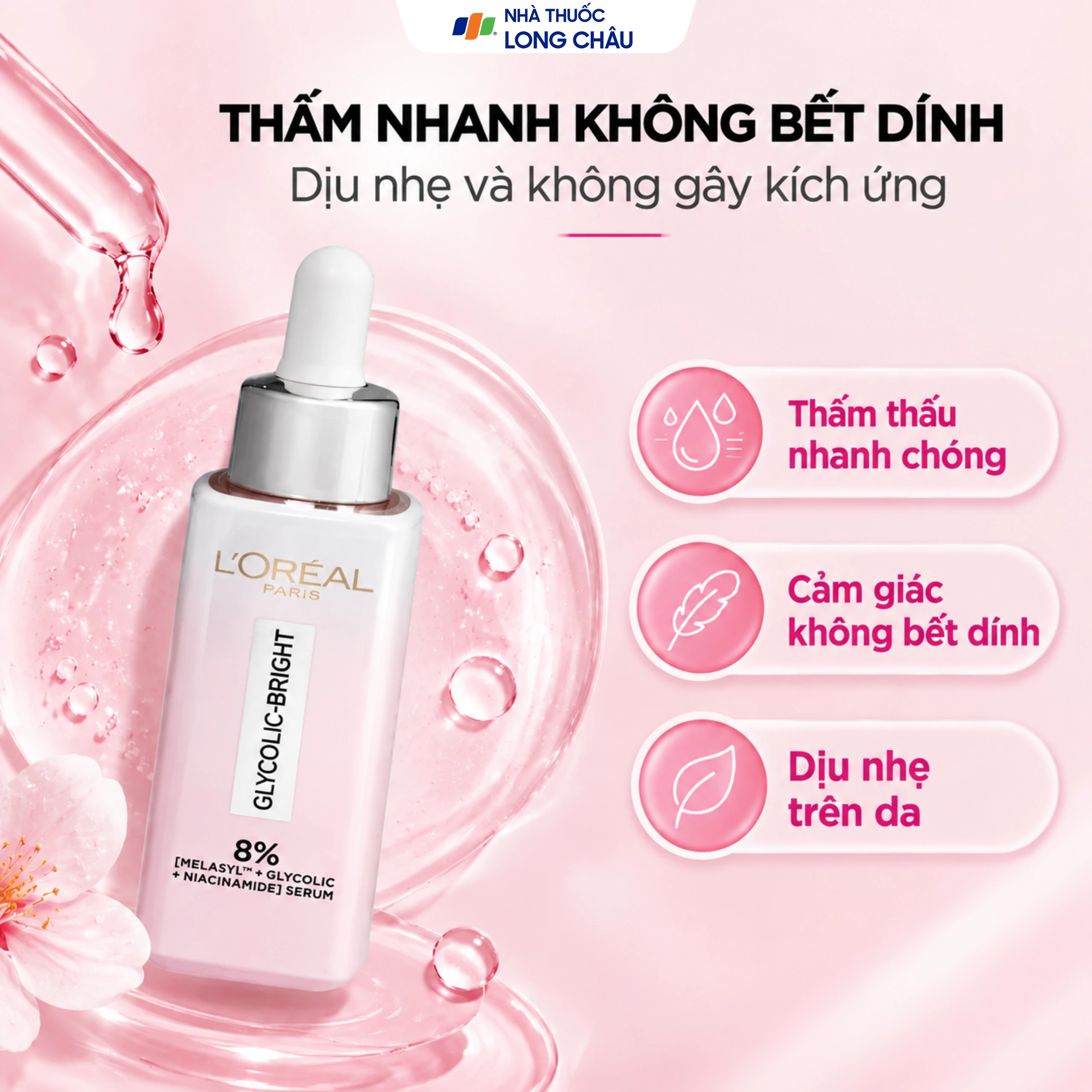 Tinh chất dưỡng sáng da giảm thâm mụn L'Oréal Glycolic Bright (30ml) 5