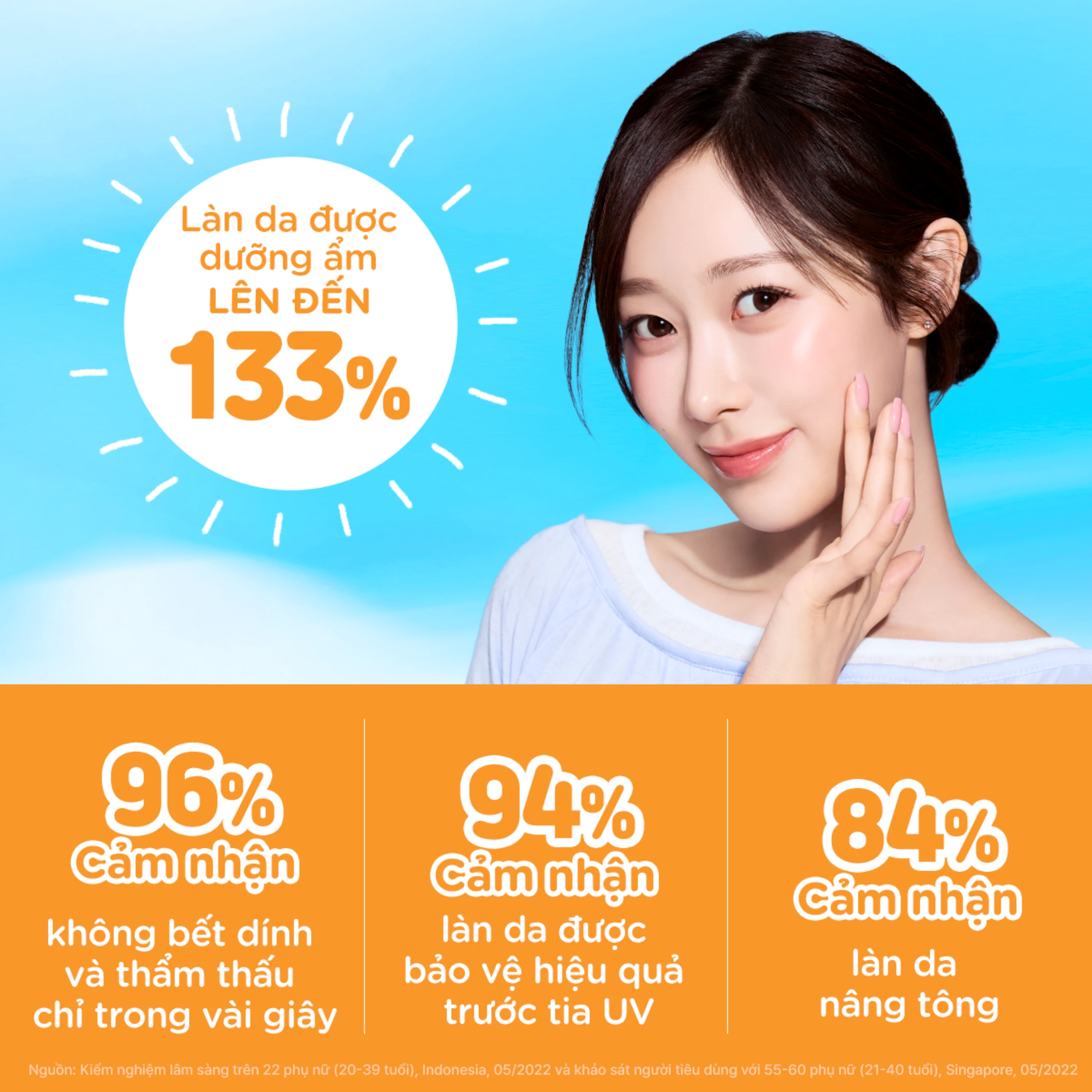 Kem chống nắng nâng tông Senka Perfect UV Essence A SPF50+ PA++++ giúp bảo vệ da khỏi tia UV (50g) 5