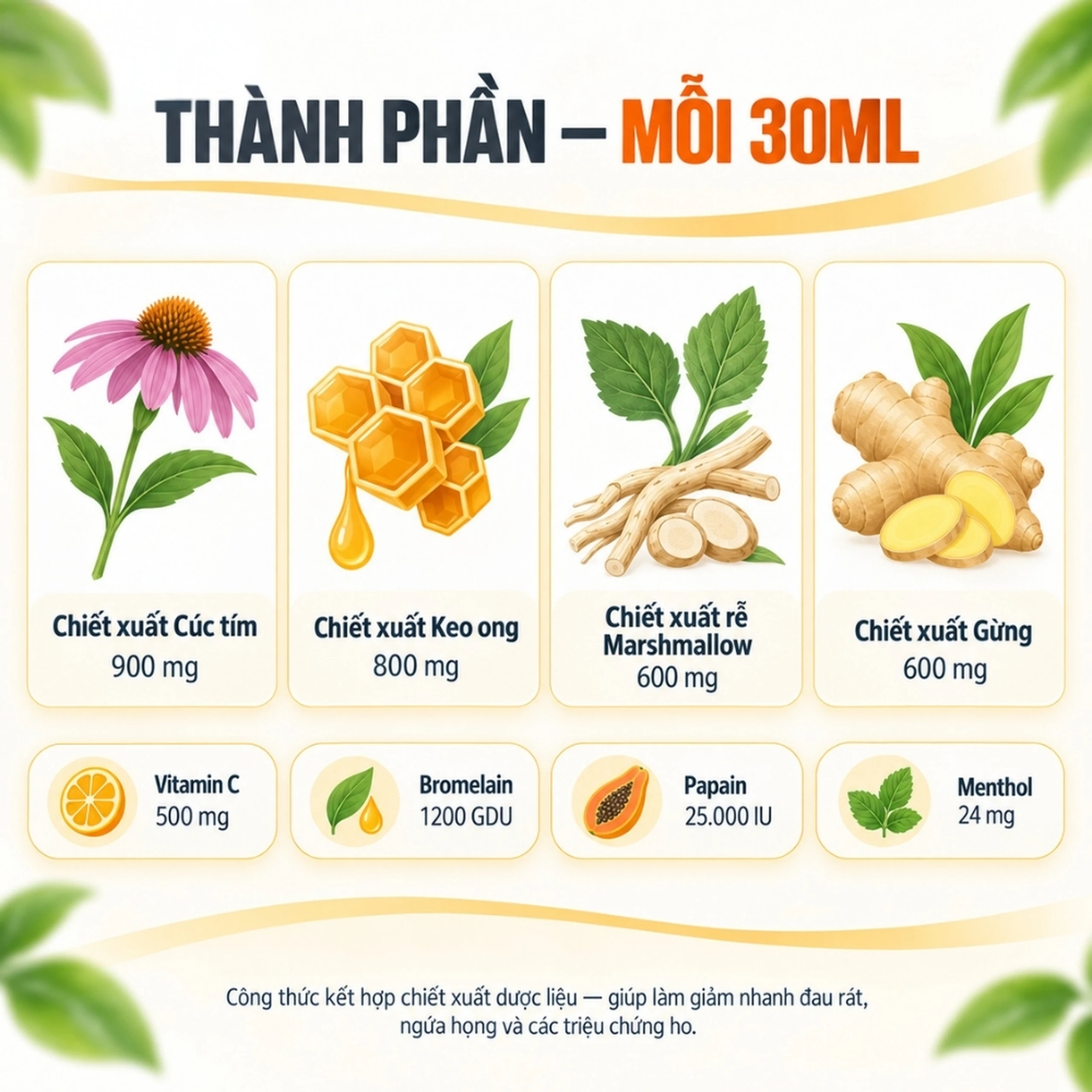 Xịt họng Methorphan Bee Traphaco giảm ho, viêm họng, viêm phế quản, nhiệt miệng, viêm nướu, hôi miệng (30ml) 3