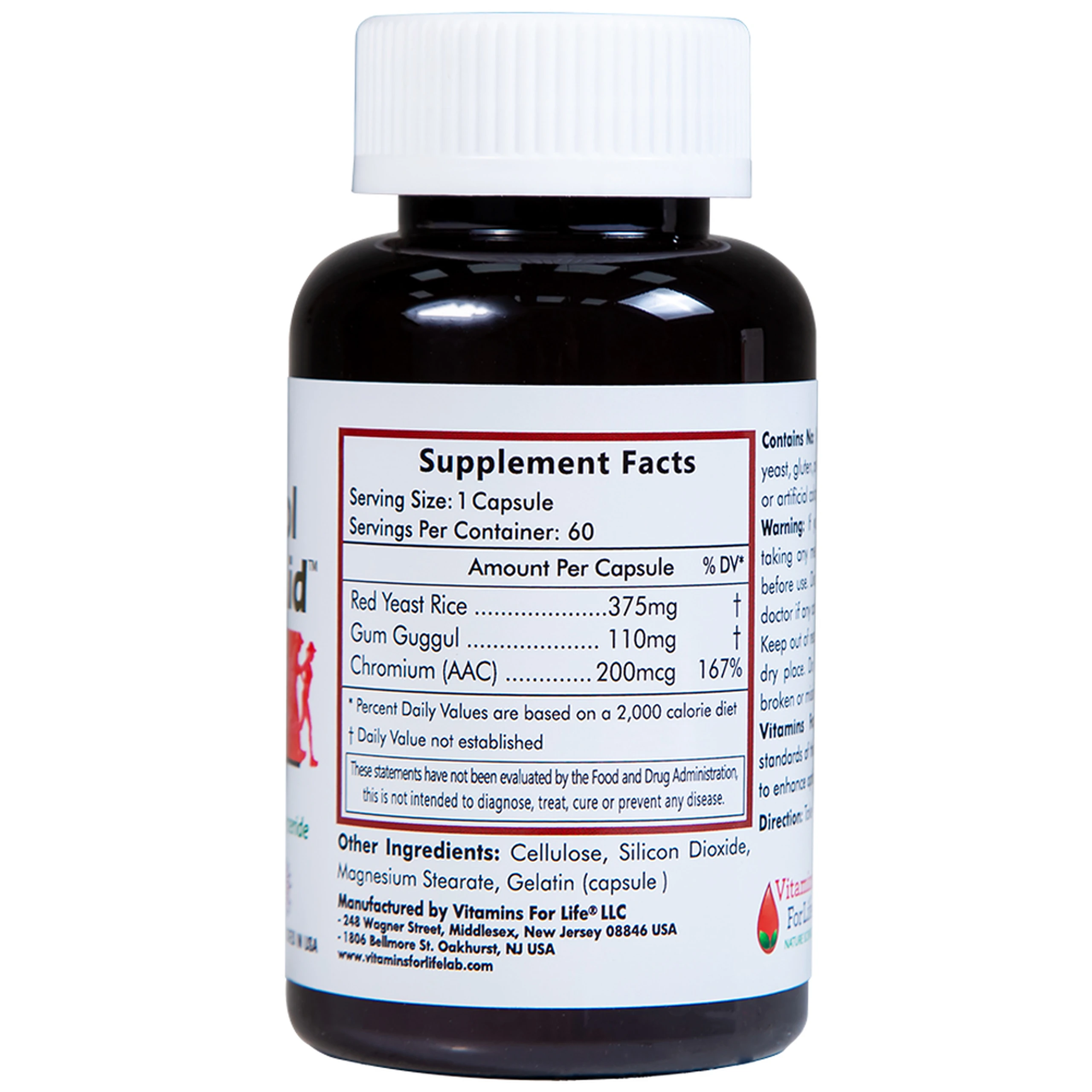 Viên uống hỗ trợ giảm cholesterol Cholesterol Aid Vitamins For Life (60 viên)