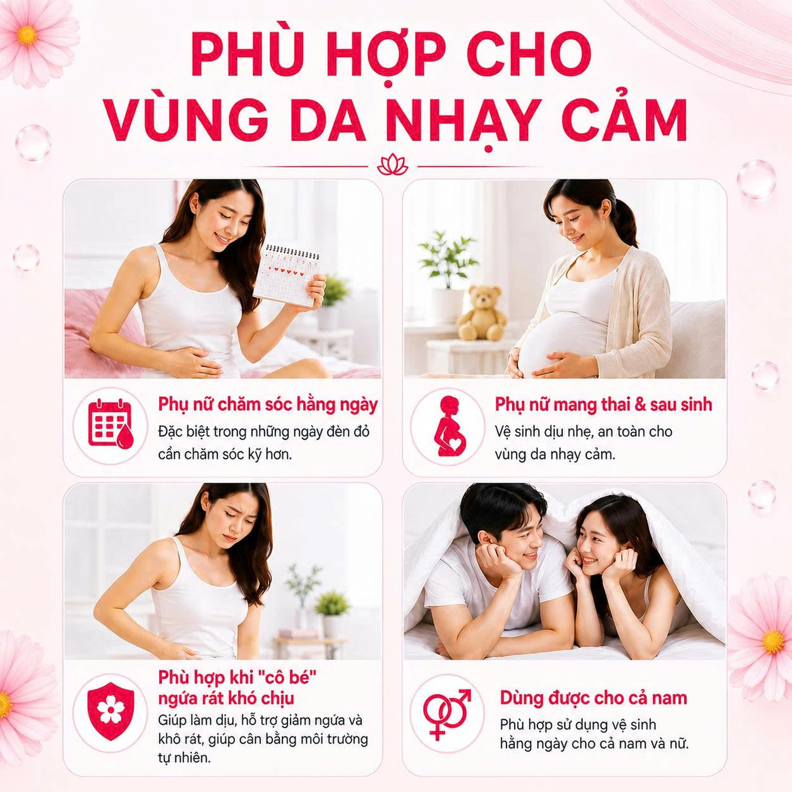 Dung dịch vệ sinh phụ nữ Crevil Intim Waschlotion chống viêm, cân bằng pH (100ml) 4