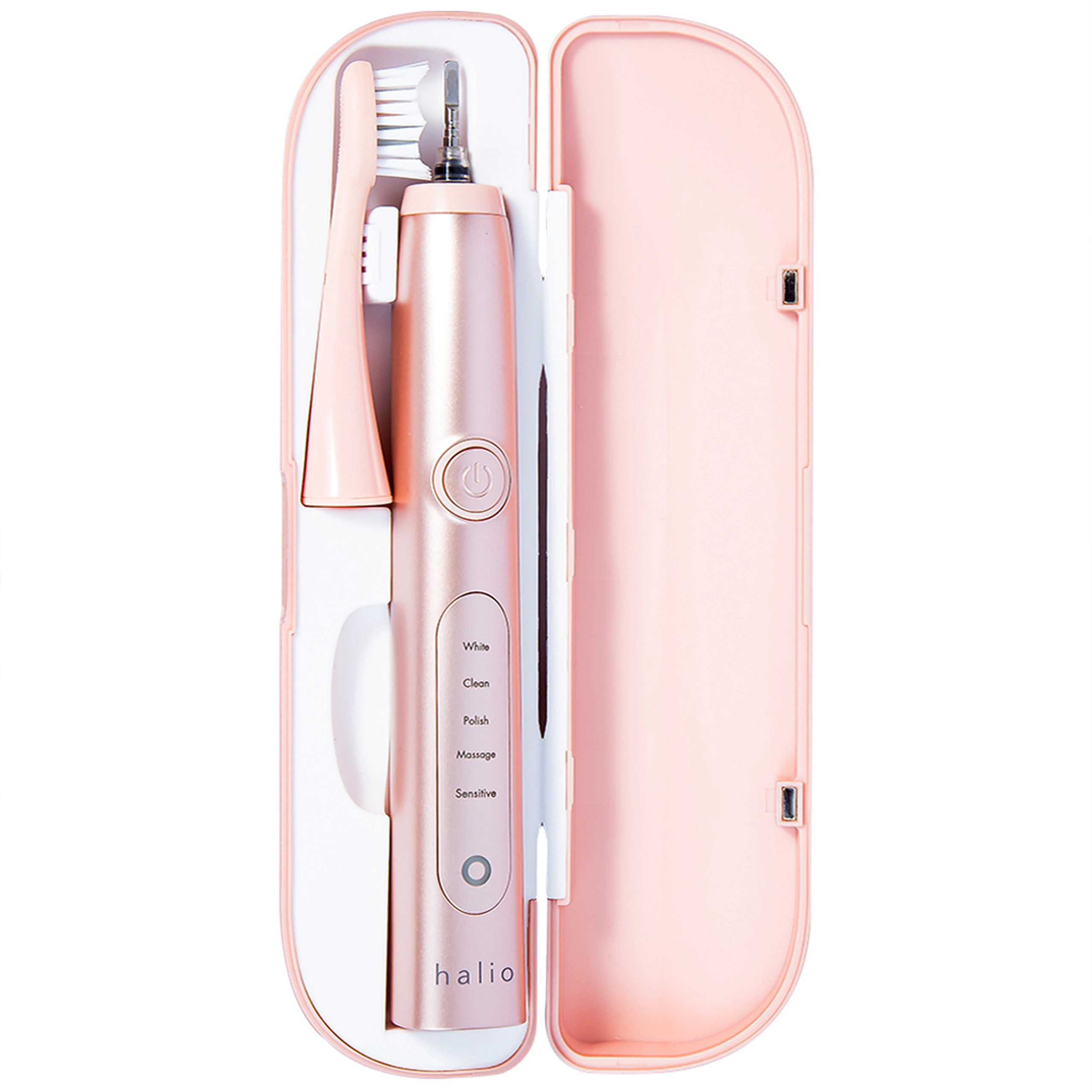 Bàn chải điện làm trắng răng Halio Sonic Whitening Toothbrush Pro Rose Gold