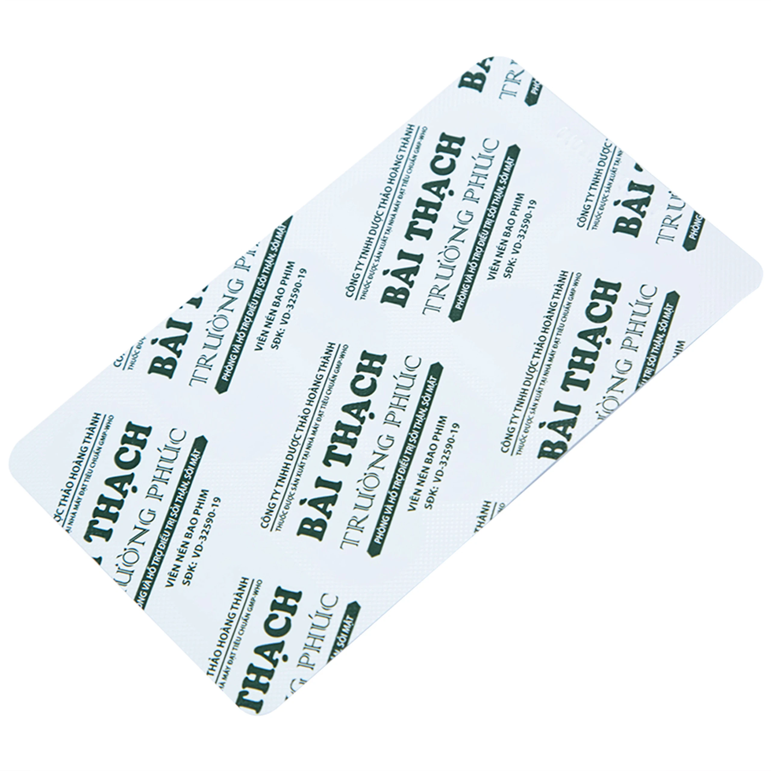 Thuốc Bài Thạch Trường Phúc phòng và hỗ trợ điều trị sỏi thận, sỏi mật (3 vỉ x 10 viên)