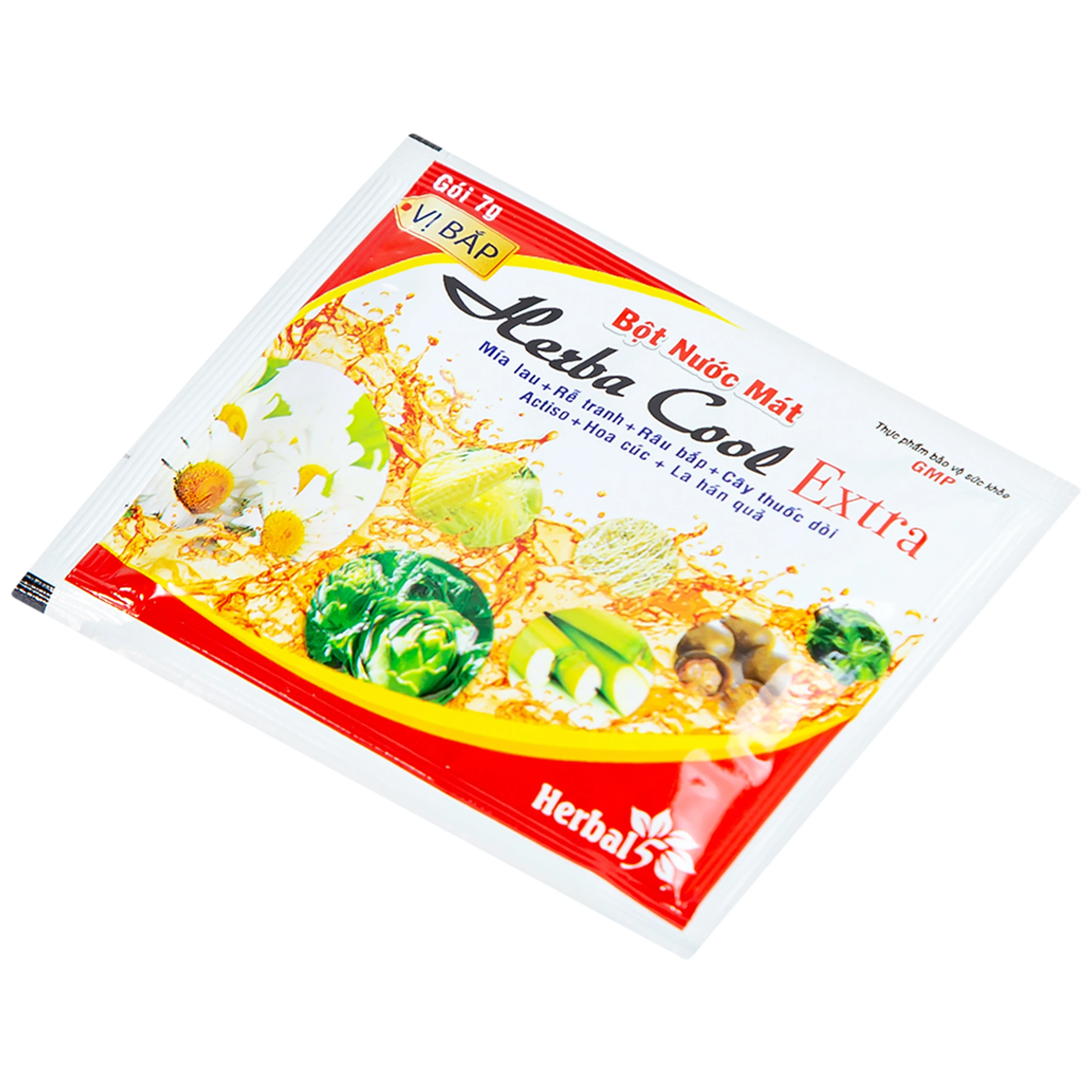 Bột nước mát Herbal Cool Extra - Vị Bắp (10 gói)