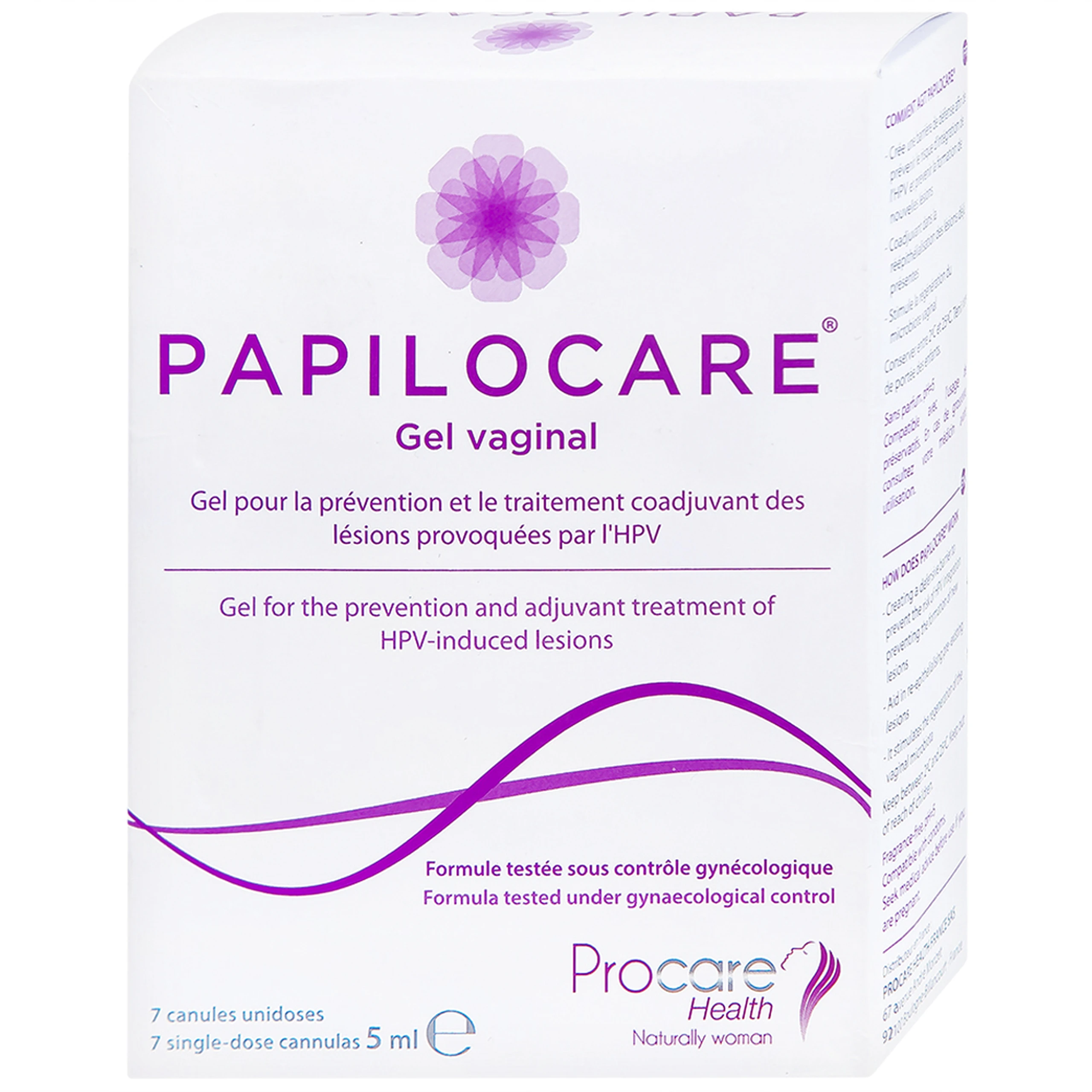 Gel phụ khoa Papilocare Procare Health (7 tuýp) phòng ngừa và hỗ trợ điều trị tổn thương do HPV