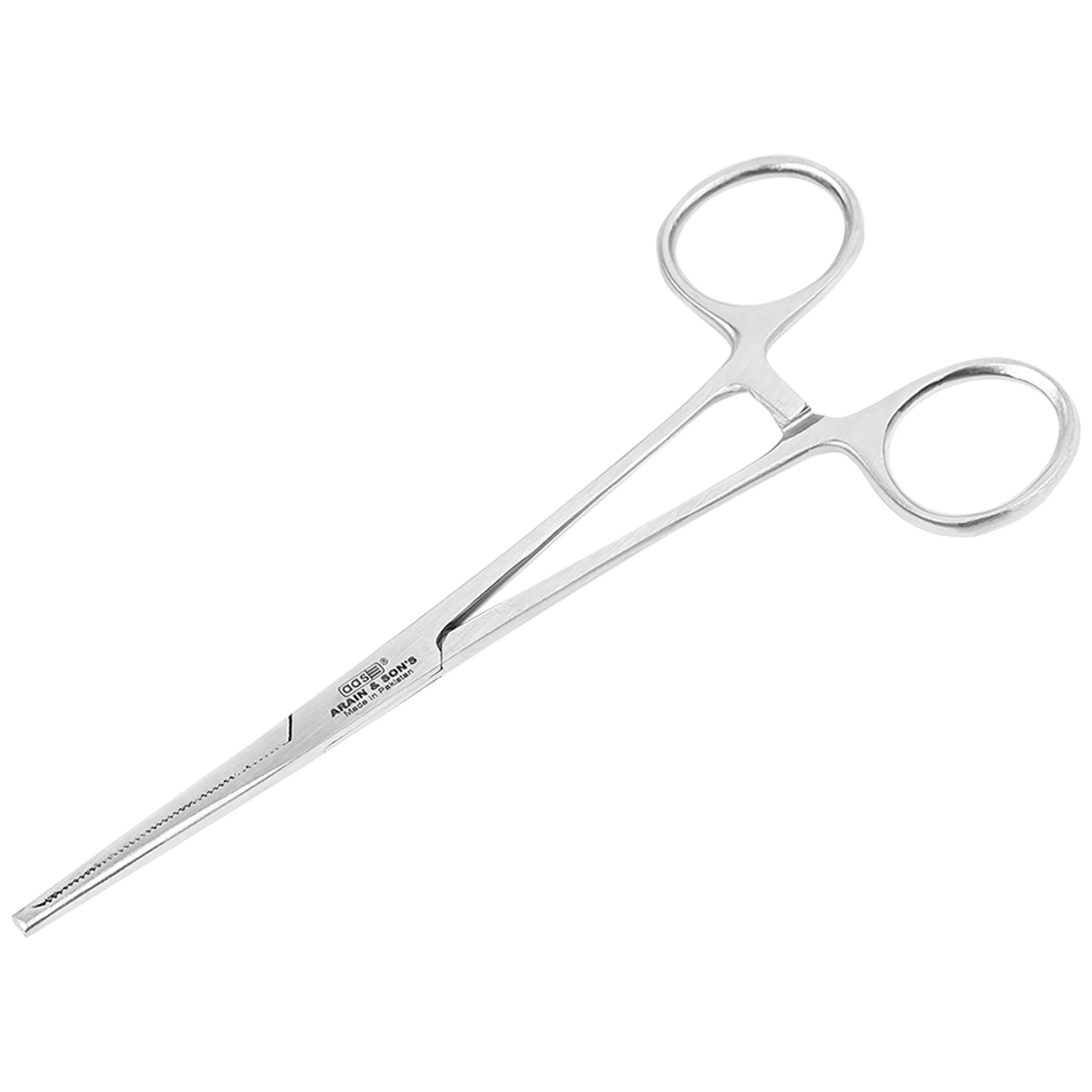 Pen gắp thẳng có mấu size 16cm dùng kẹp bông băng, băng gạc rửa vết thương