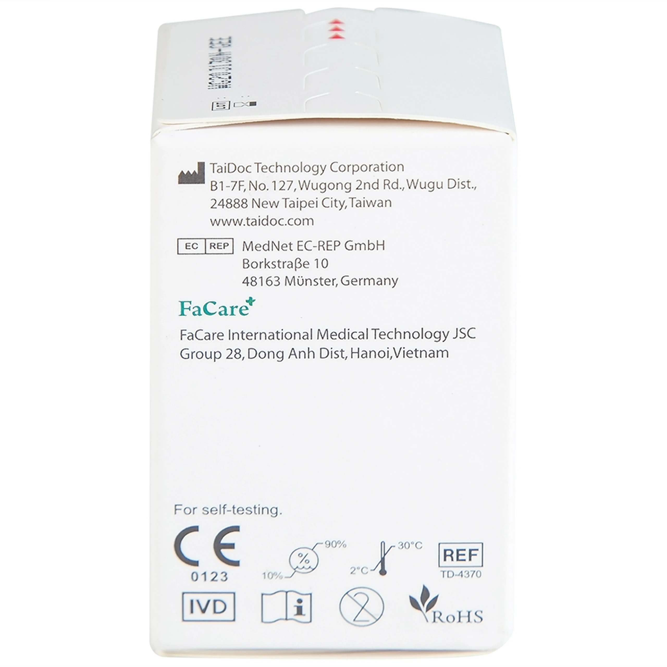 Que thử đường huyết FaCare FC-M168 (hộp 25 que)