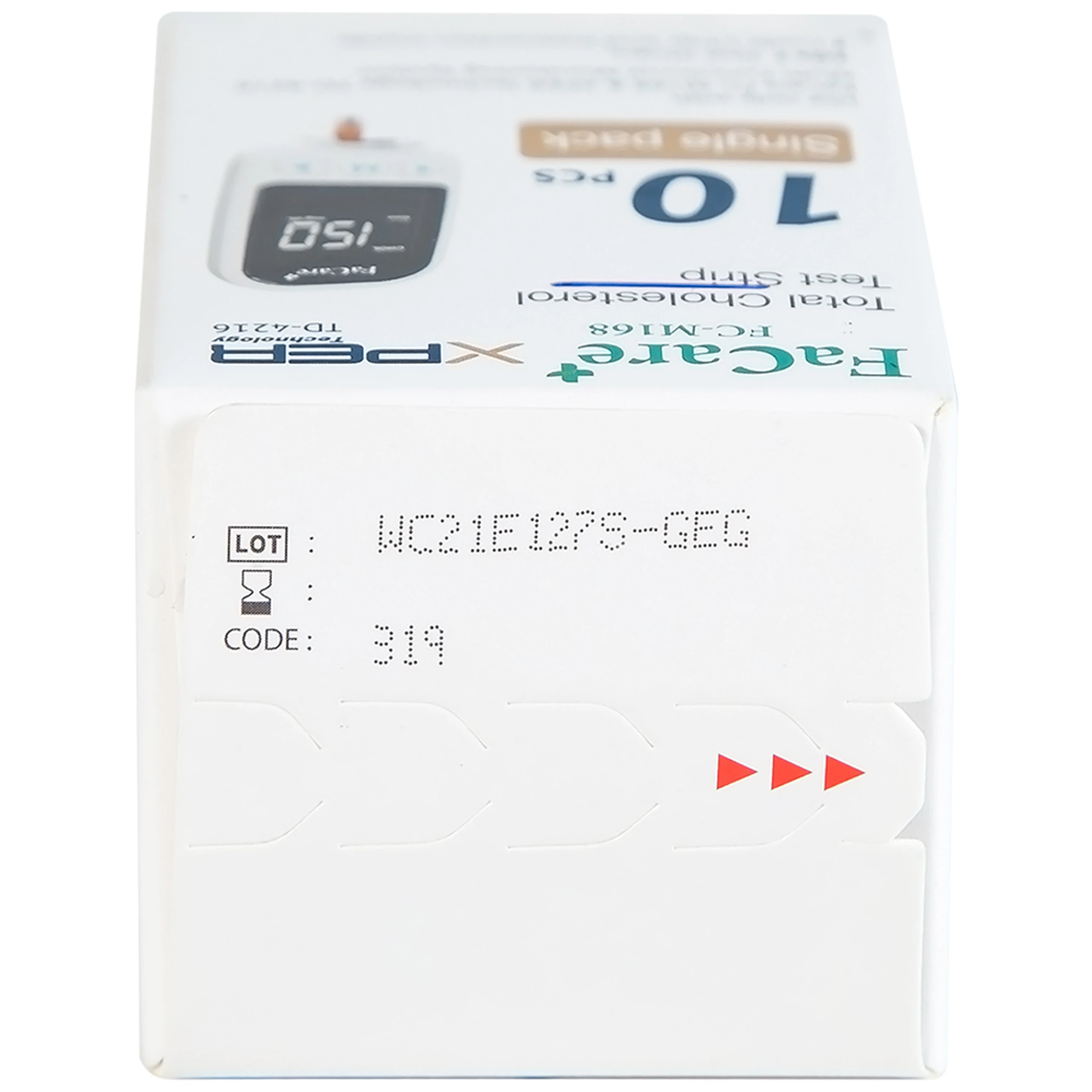 Que thử Cholesterols Facare (model: FCM168) (10 que)