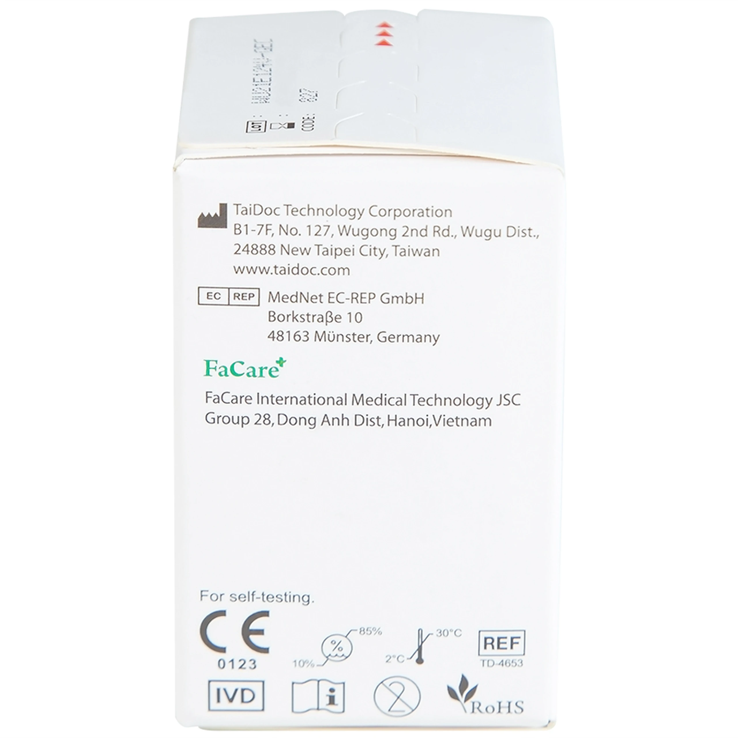 Que thử Acid uric FC-M168 Facare (10 que)