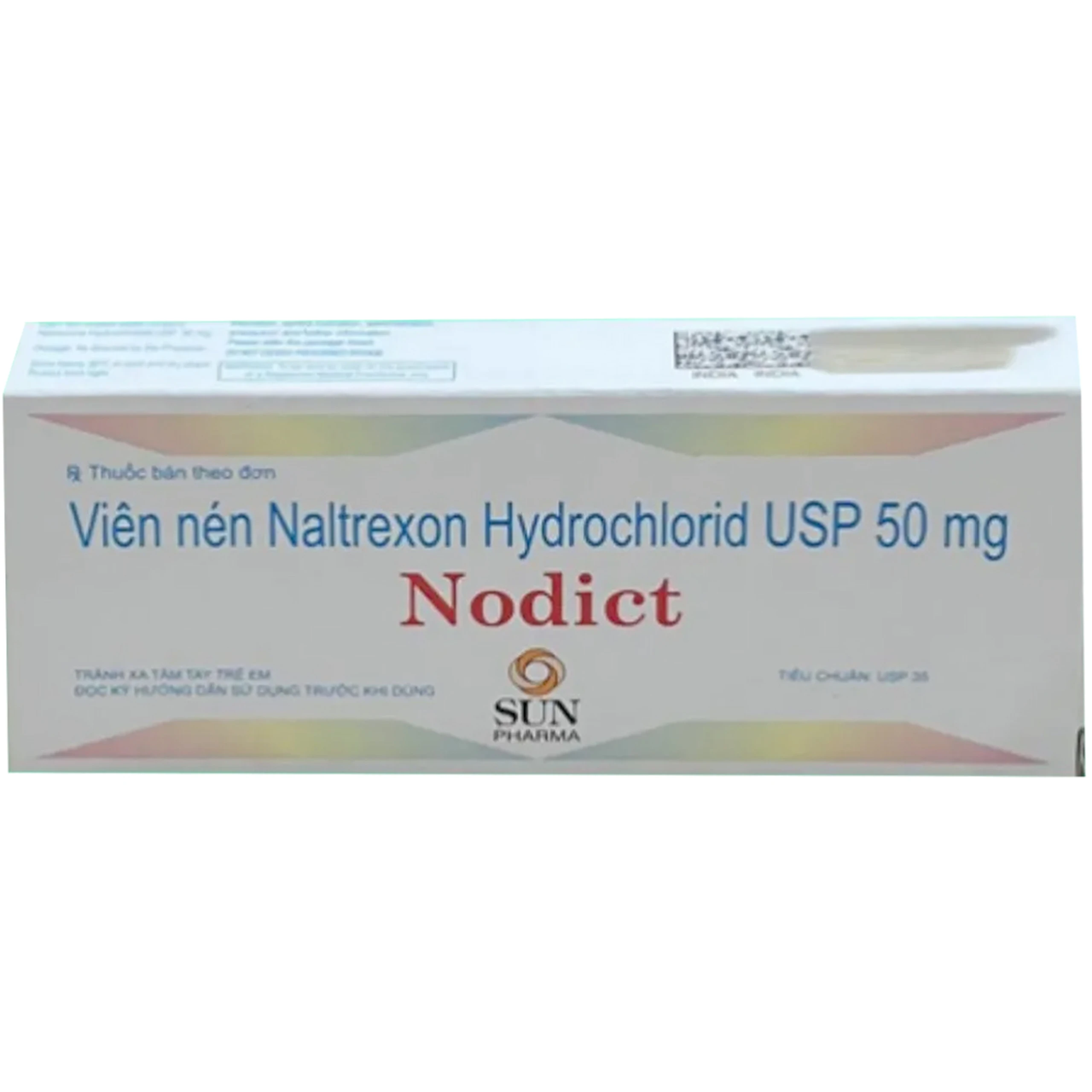 Thuốc Nodict 50mg Sun Pharma điều trị nghiện rượu và nghiện ma túy (3 vỉ x 10 viên) 1