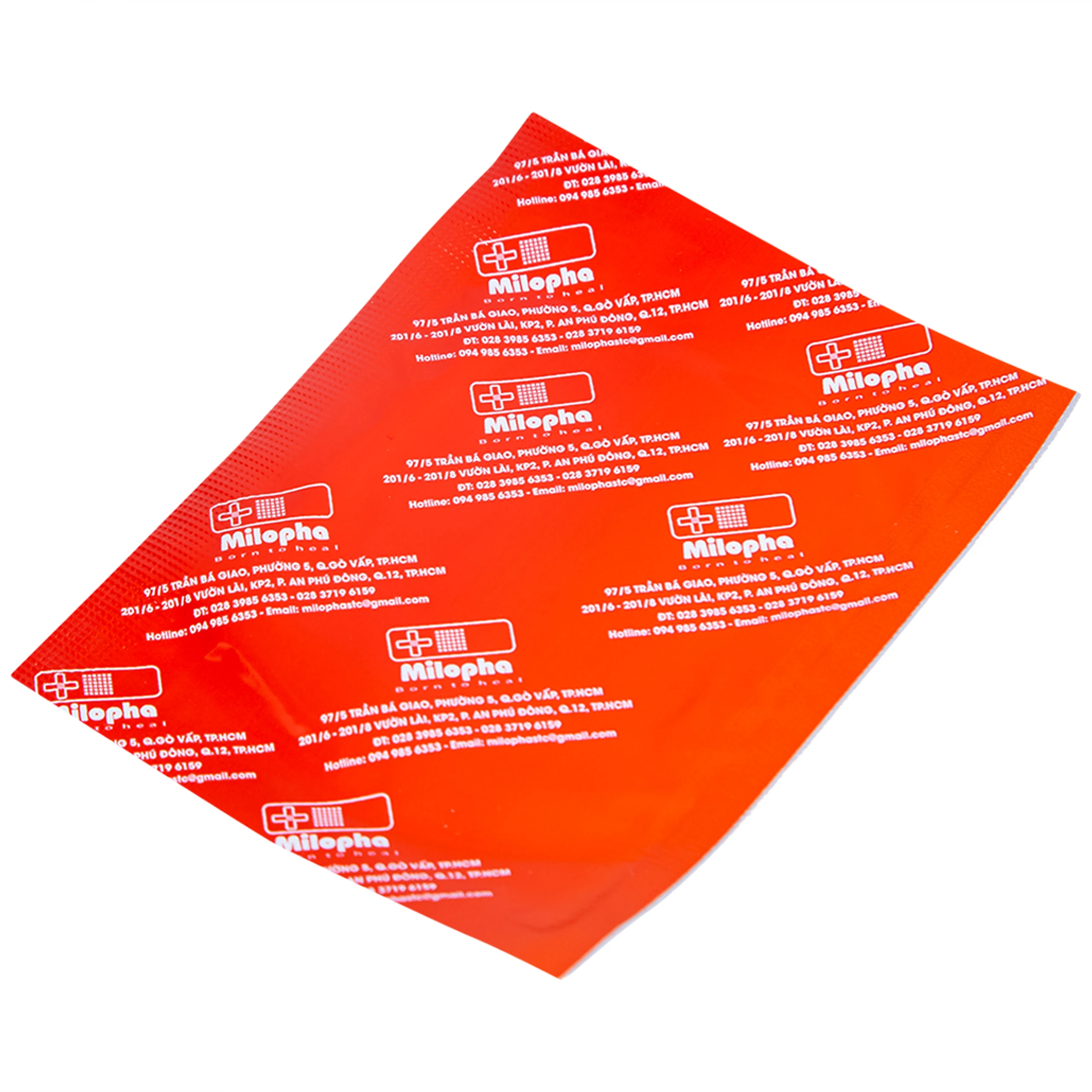 Gạc tiệt trùng Vaseline Milovas (10 miếng) sơ cứu vết thương, thấm máu và dịch tiết