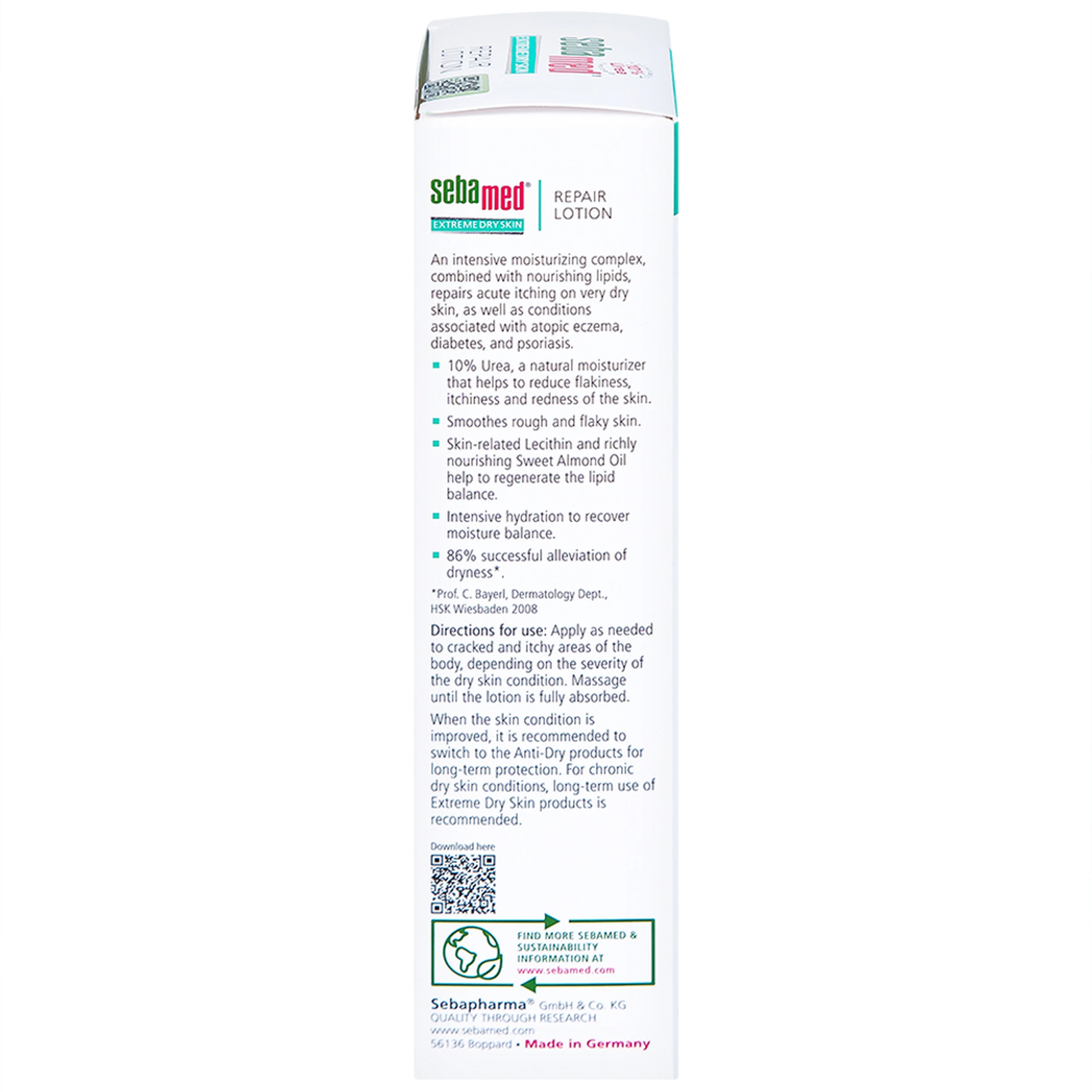 Sữa dưỡng ẩm Sebamed Extreme Dry Skin Repair Lotion 10% Urea cho da khô, viêm da cơ địa (200ml)