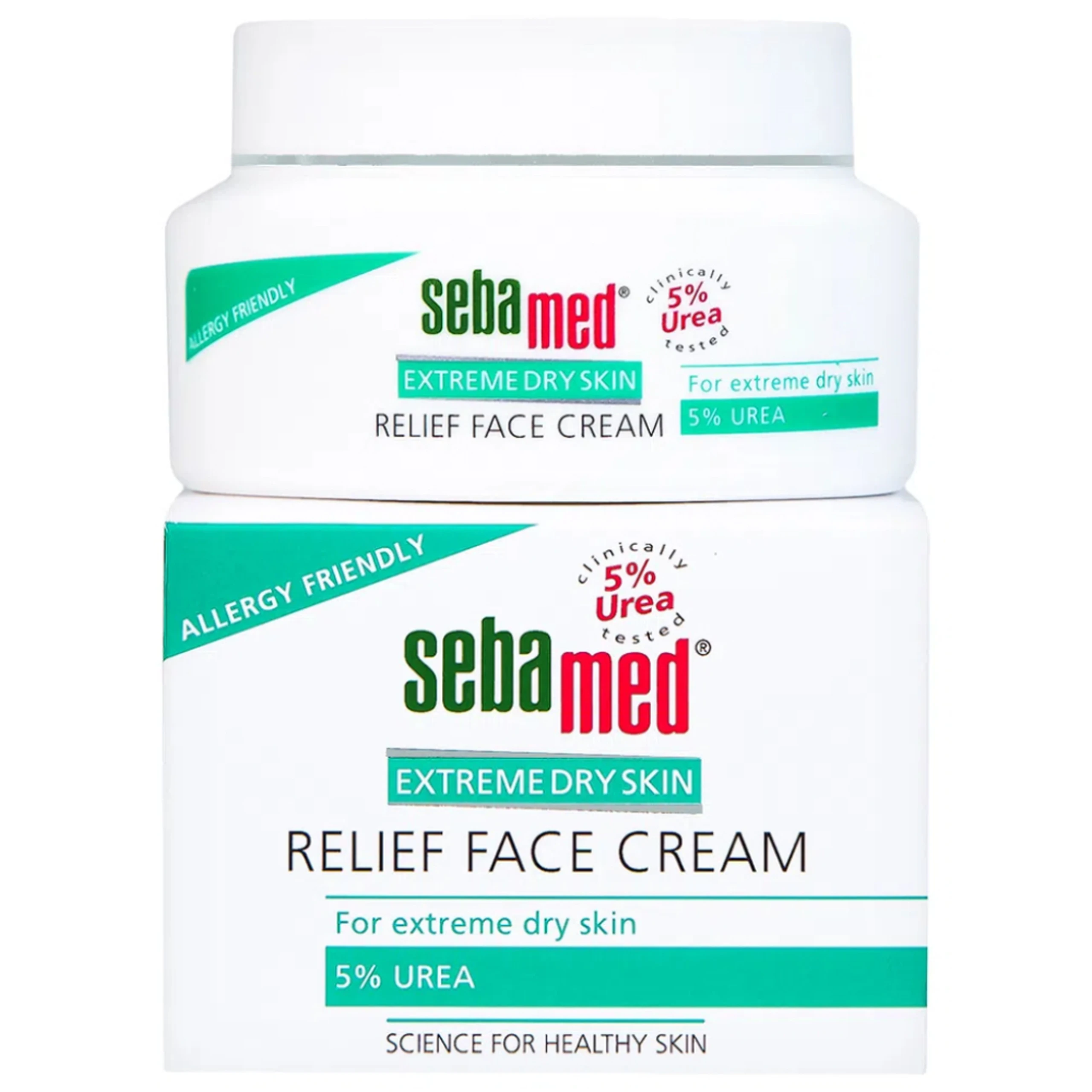 Kem bôi viêm da cơ địa Sebamed Extreme Dry Skin Relief Face Cream 5% Urea 50ml