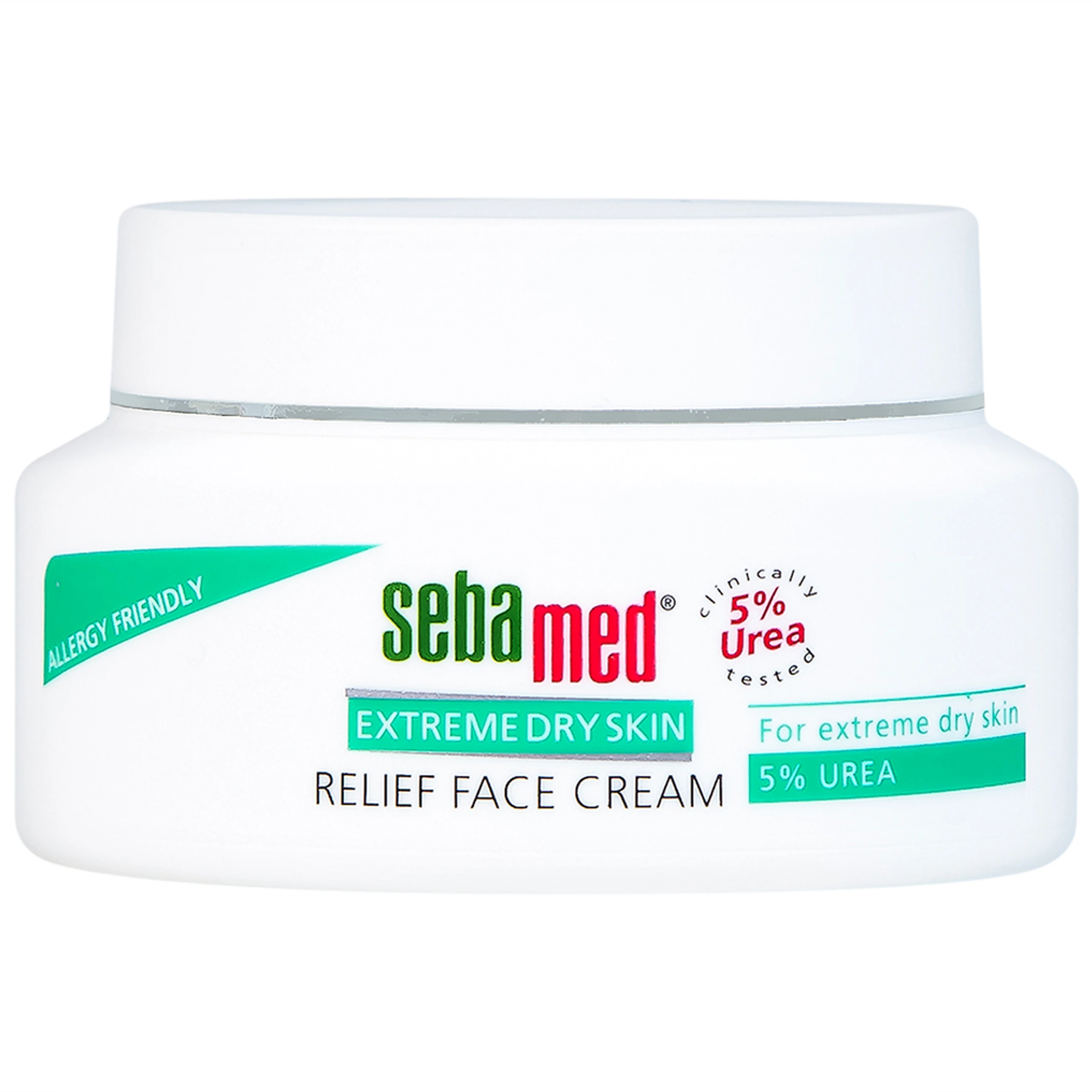 Kem bôi viêm da cơ địa Sebamed Extreme Dry Skin Relief Face Cream 5% Urea 50ml