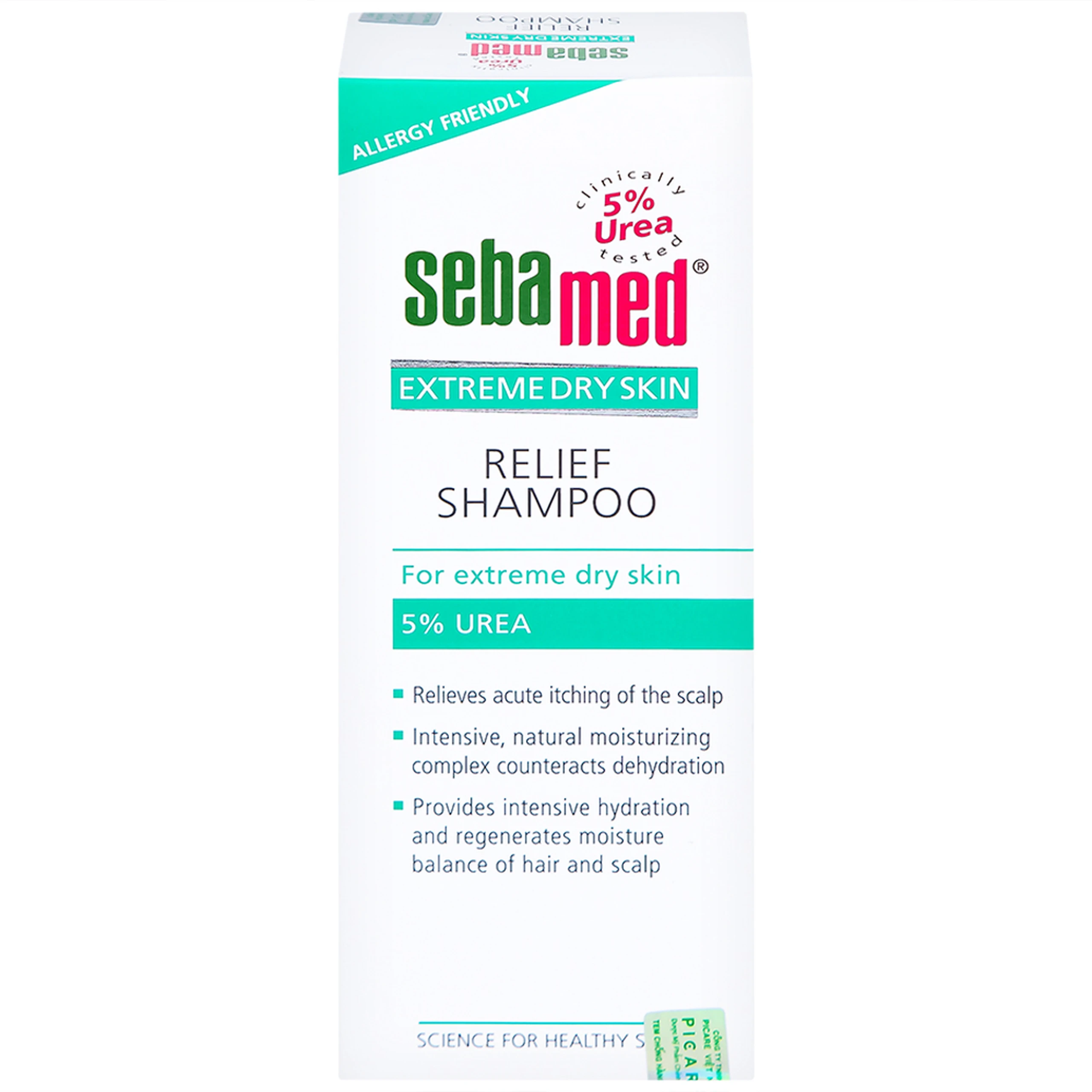 Dầu gội Sebamed Extreme Dry Skin 5% Urea giảm khô ngứa (200ml)