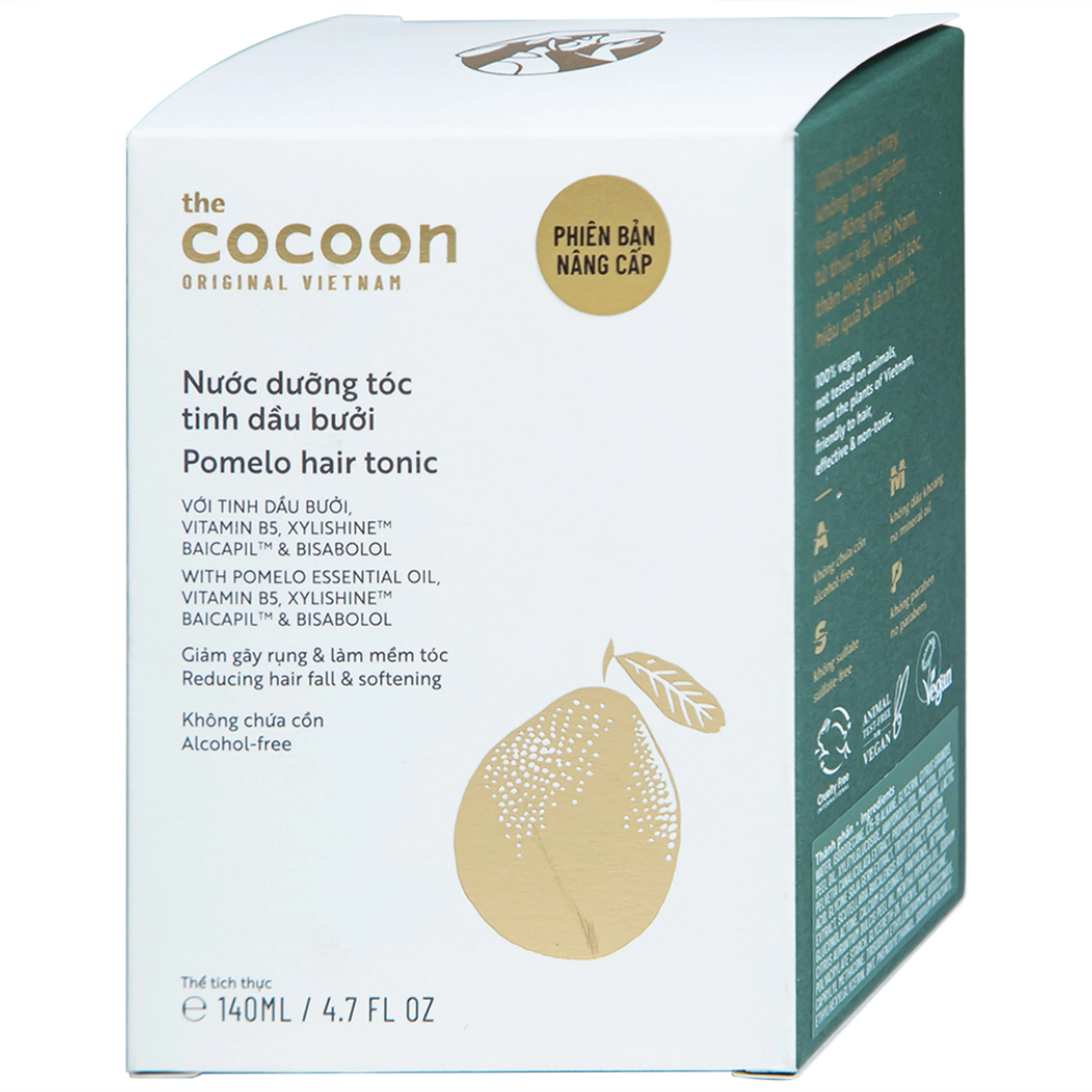 Tinh dầu bưởi dưỡng, ngăn rụng tóc Cocoon phiên bản nâng cấp 140ml
