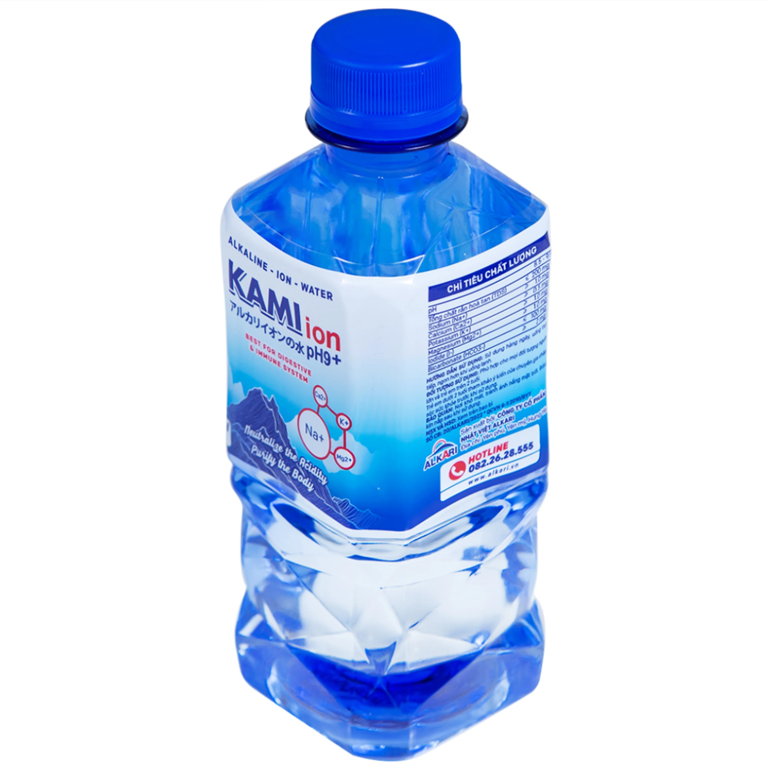 Nước Uống Ion Kiềm Kami-Ion pH9+ (350ml)