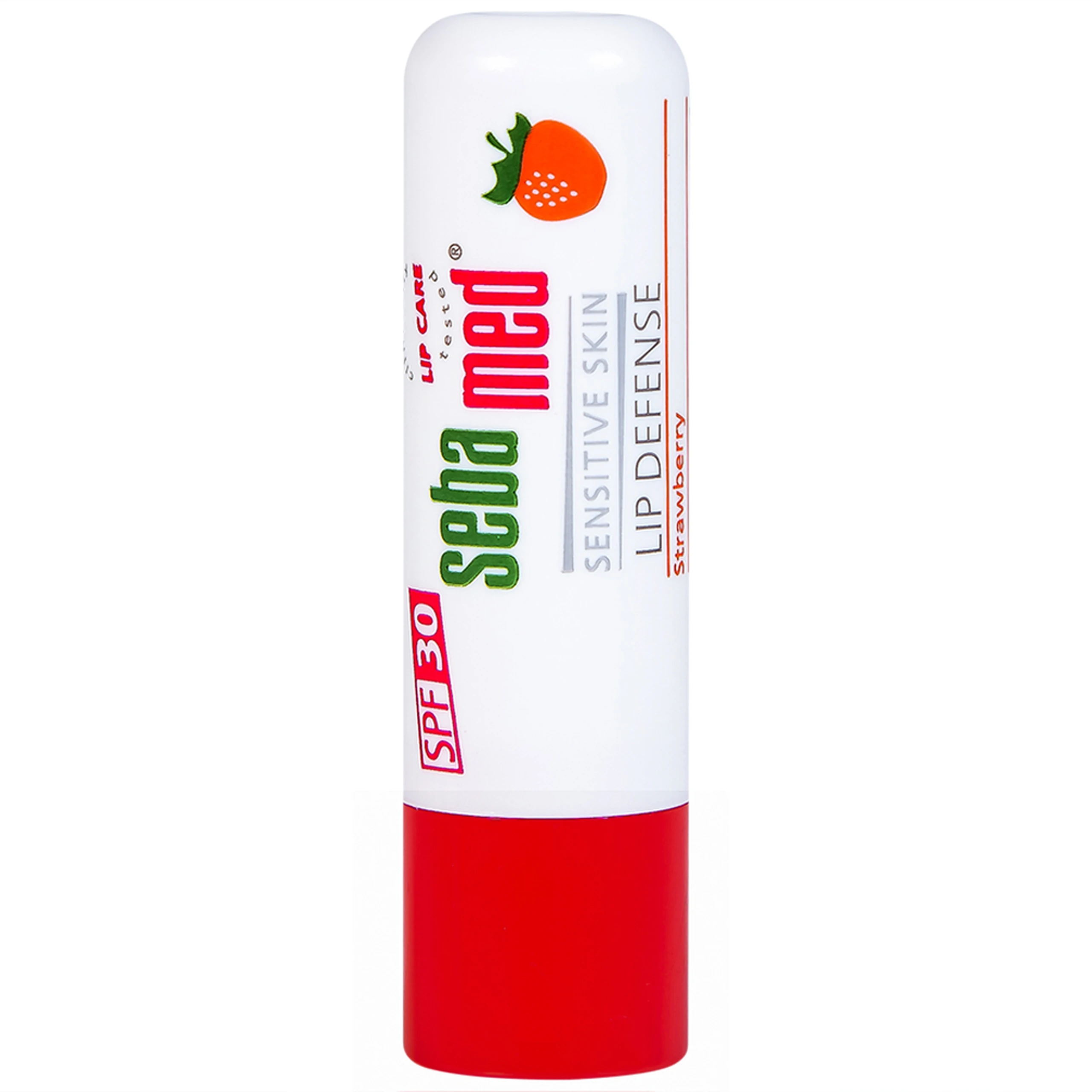 Son dưỡng môi hương dâu Sebamed Lip Defense dưỡng ẩm, chống khô nứt (4.8g)