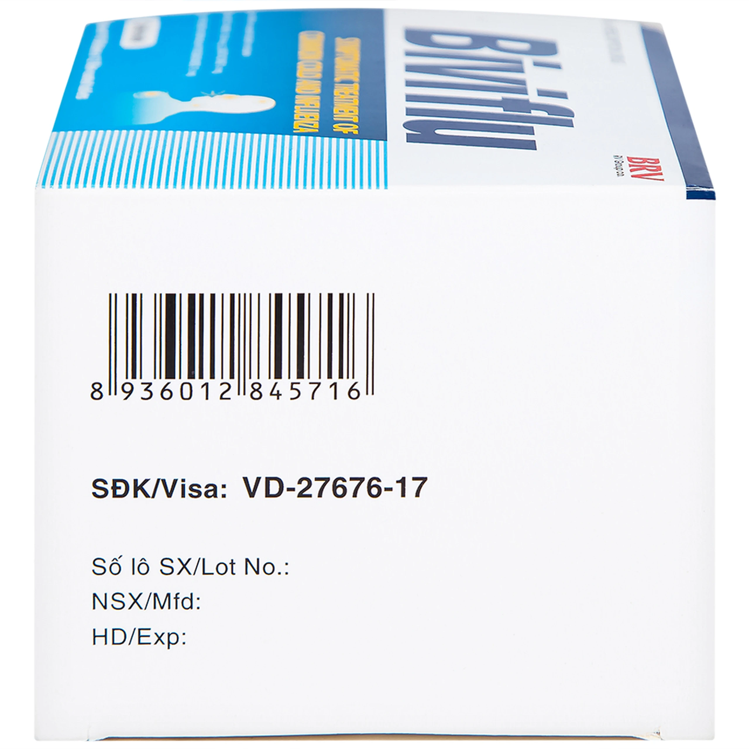 Thuốc Biviflu BRV điều trị các triệu chứng cảm cúm (10 vỉ x 12 viên)