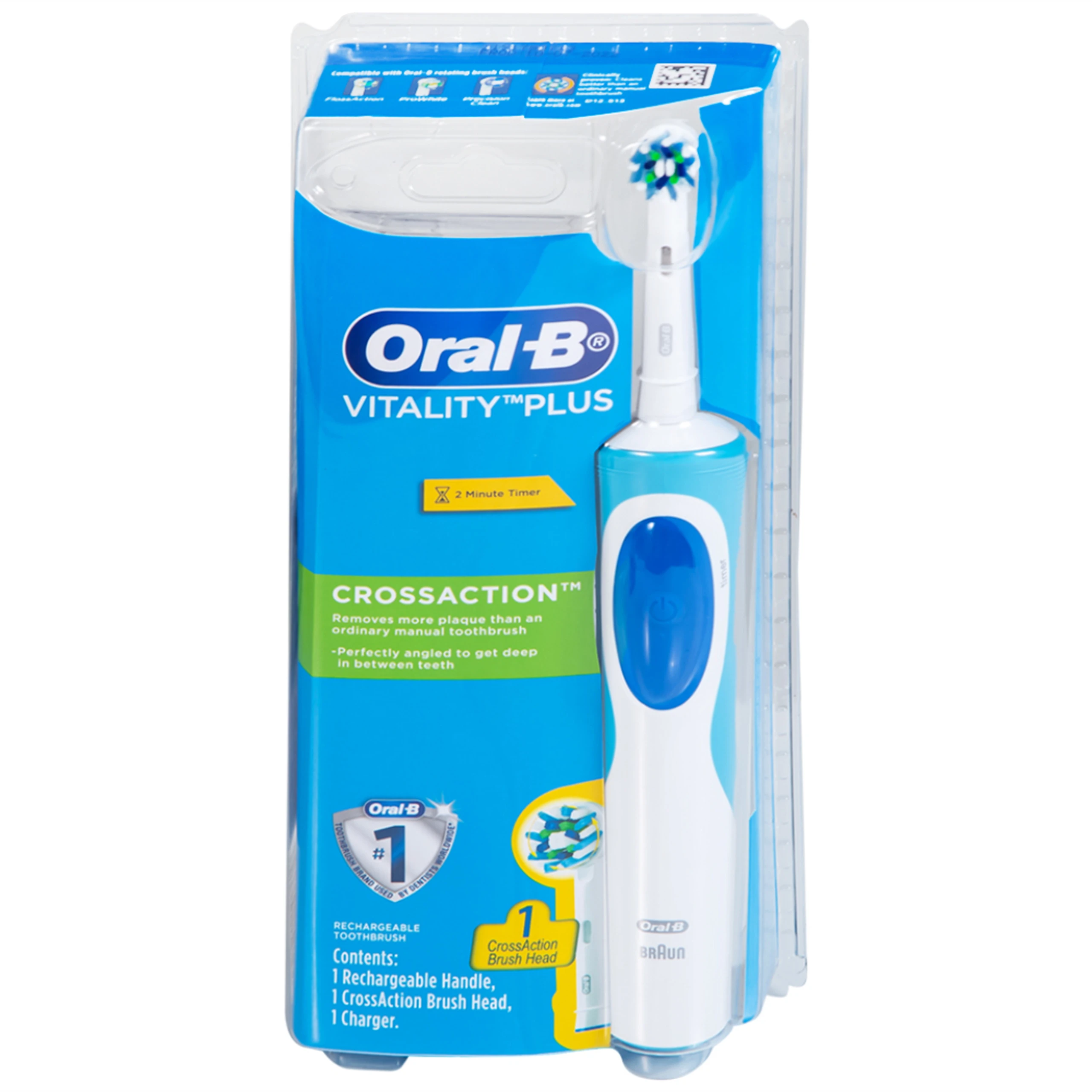 Bàn chải đánh răng điện Oral-B Vitality Crossaction Blue