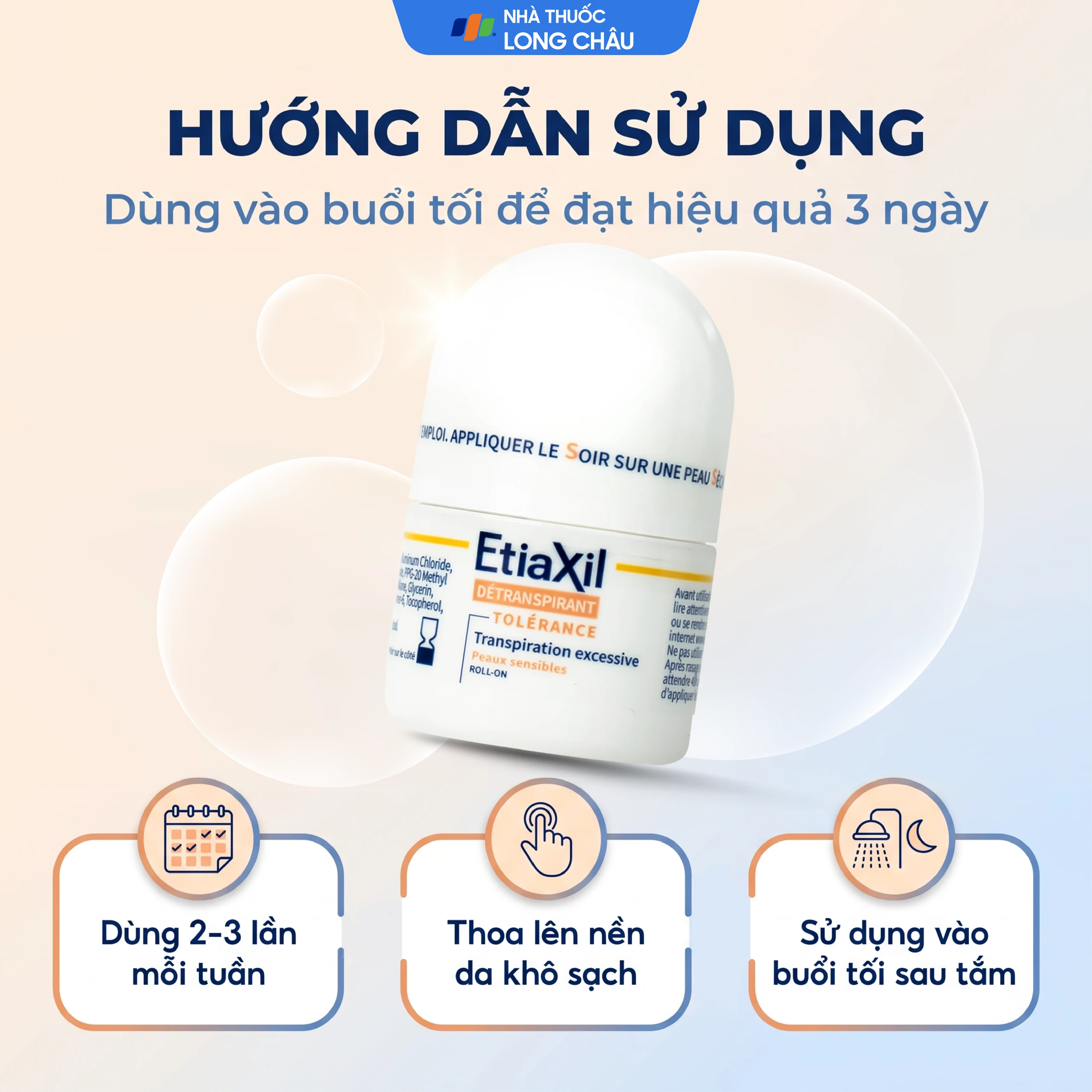 Lăn khử mùi Etiaxil Detranspirant Peaux Sensibles cho da siêu nhạy cảm 15ml 4