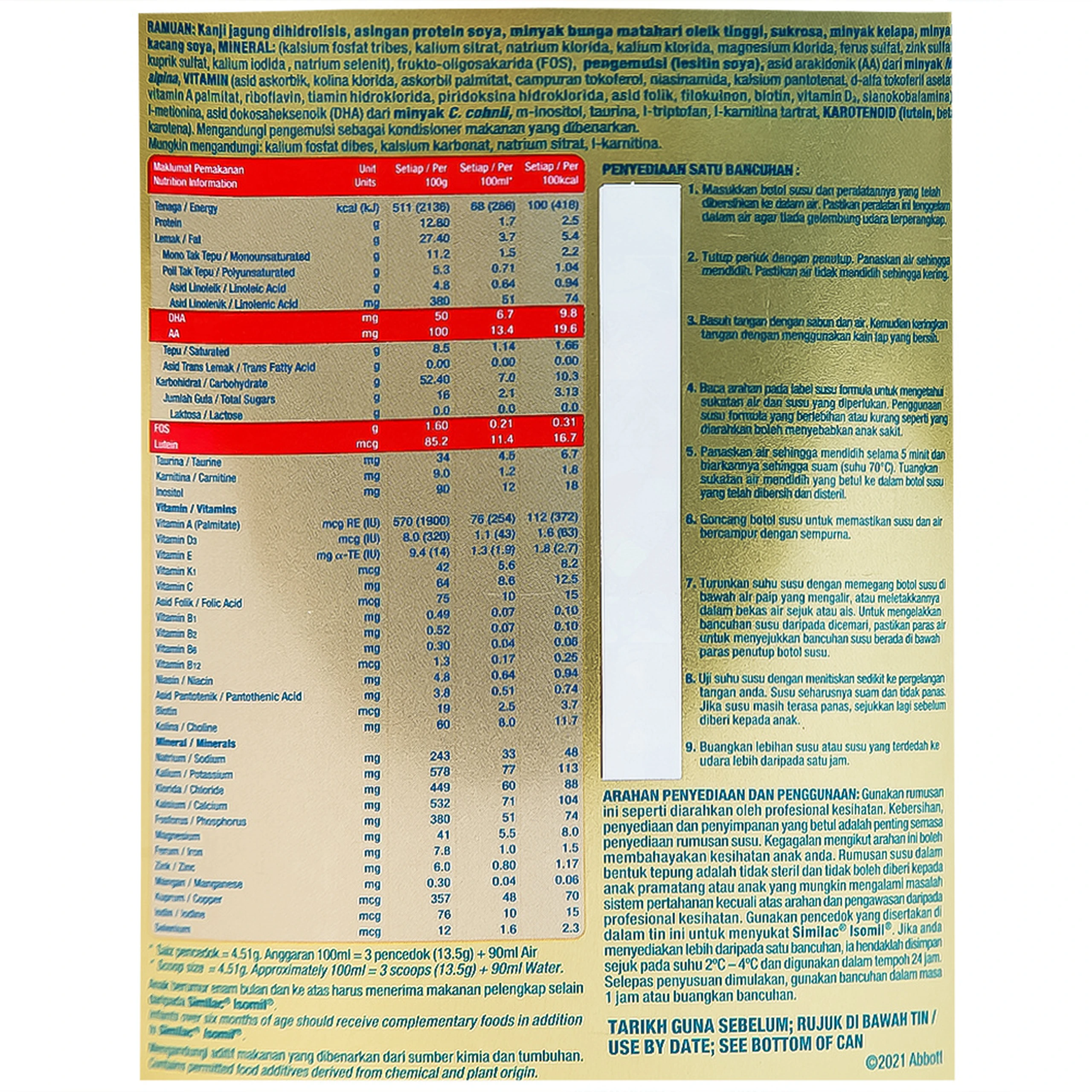 Sữa bổ sung dinh dưỡng cho trẻ 0 - 12 tháng Similac Isomil Plus (400g)