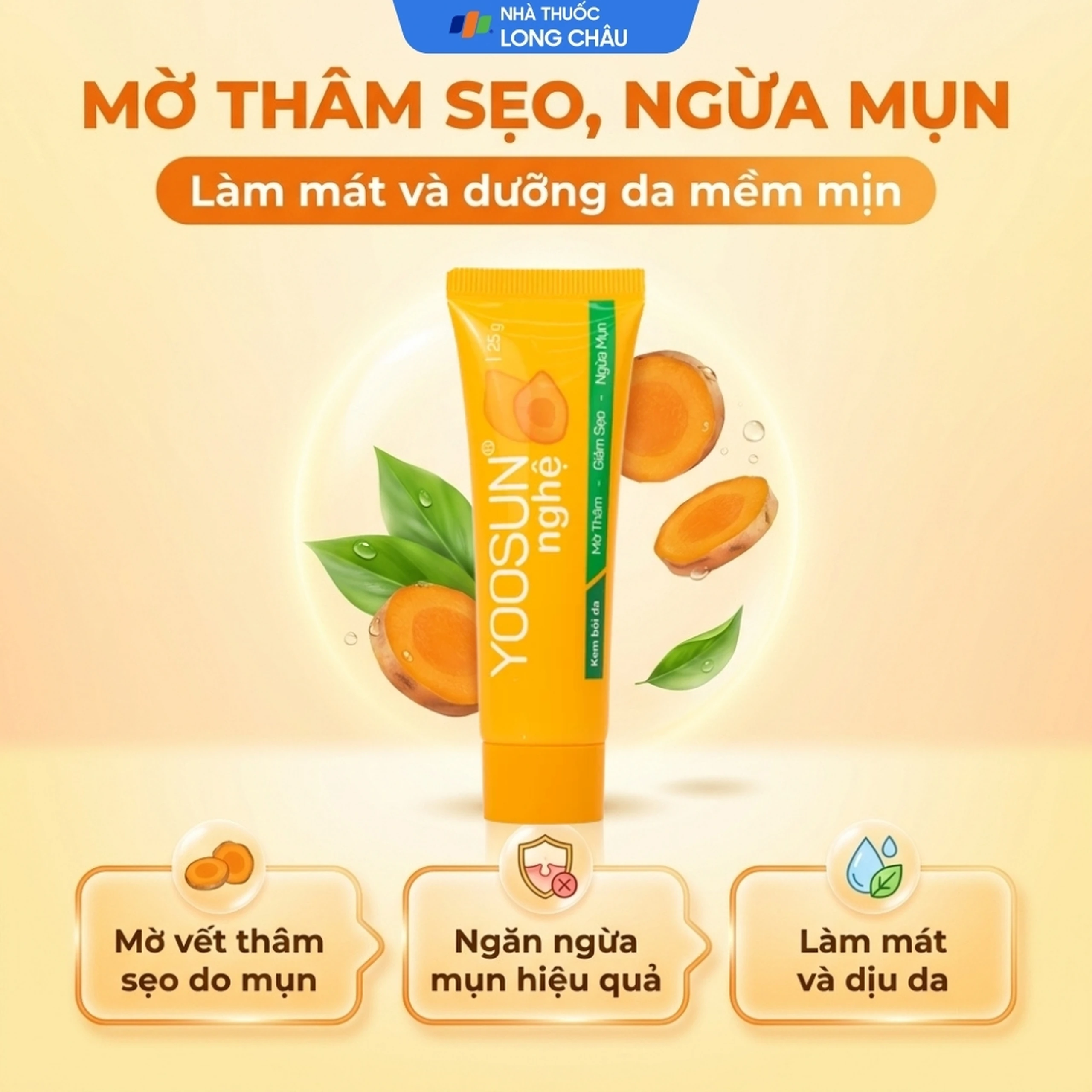 Kem bôi Yoosun Nghệ Đại Bắc mờ thâm, giảm sẹo, ngừa mụn (25g) 2