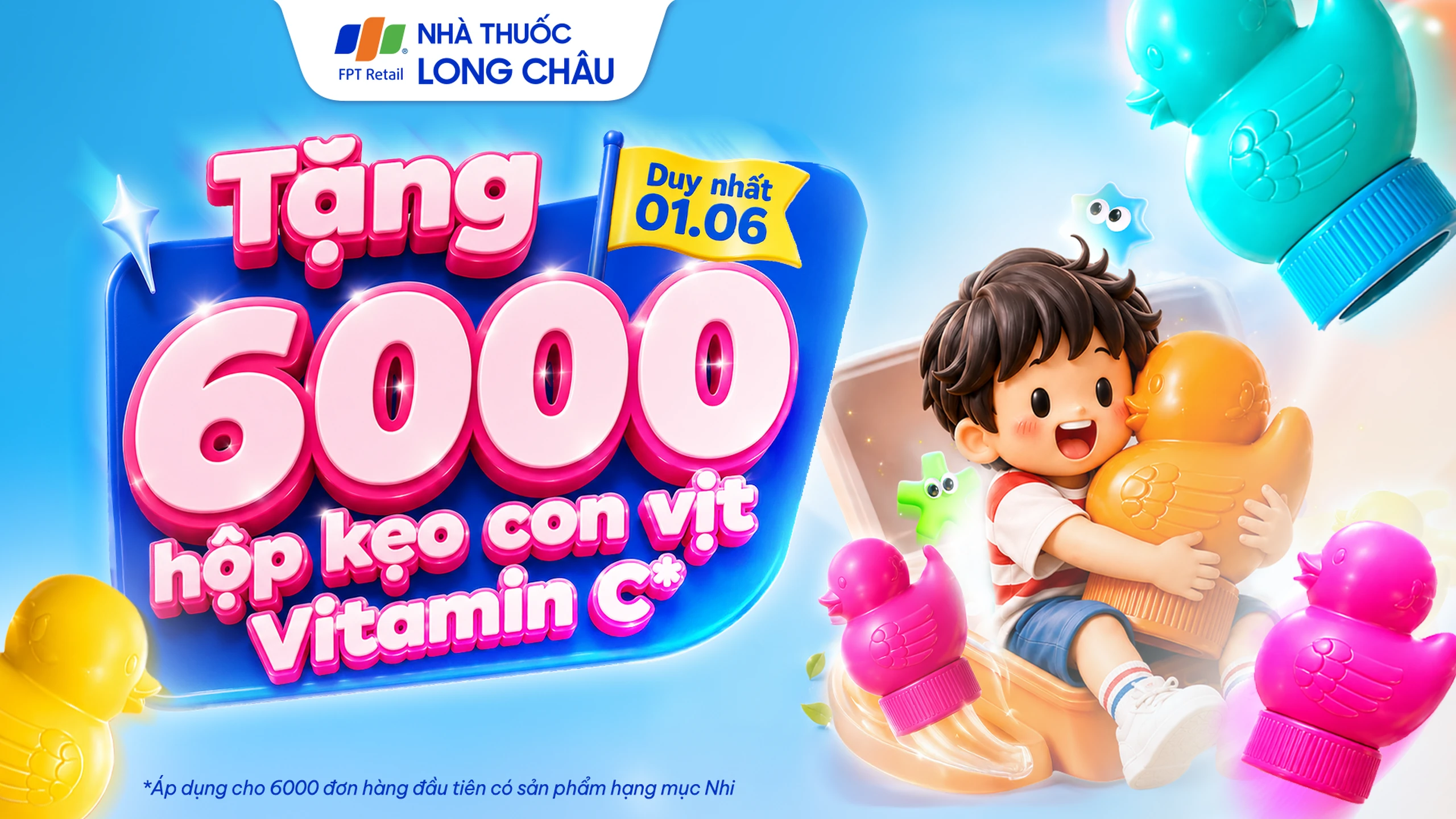 CHƯƠNG TRÌNH KHUYẾN MÃI MỪNG QUỐC TẾ THIẾU NHI 01.06
