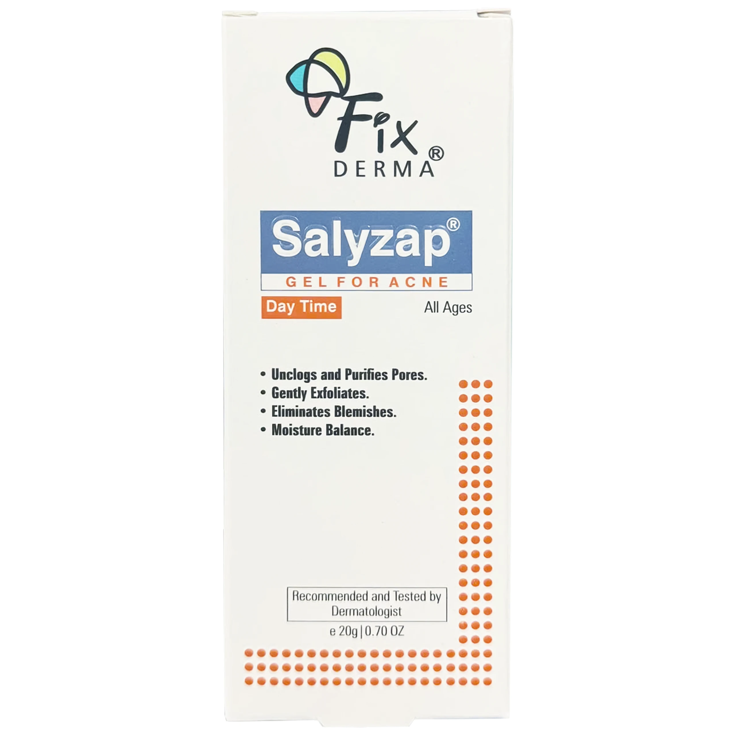 Gel bôi giảm mụn, kháng viêm Fixderma Salyzap (20g)