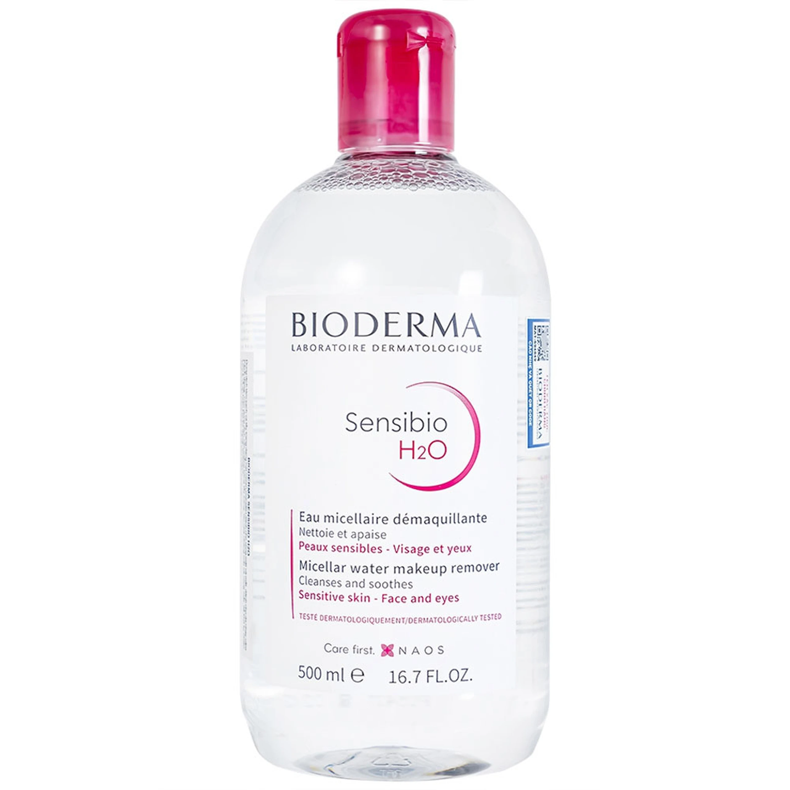Nước tẩy trang cho da nhạy cảm Bioderma Sensibio H2O 500ml