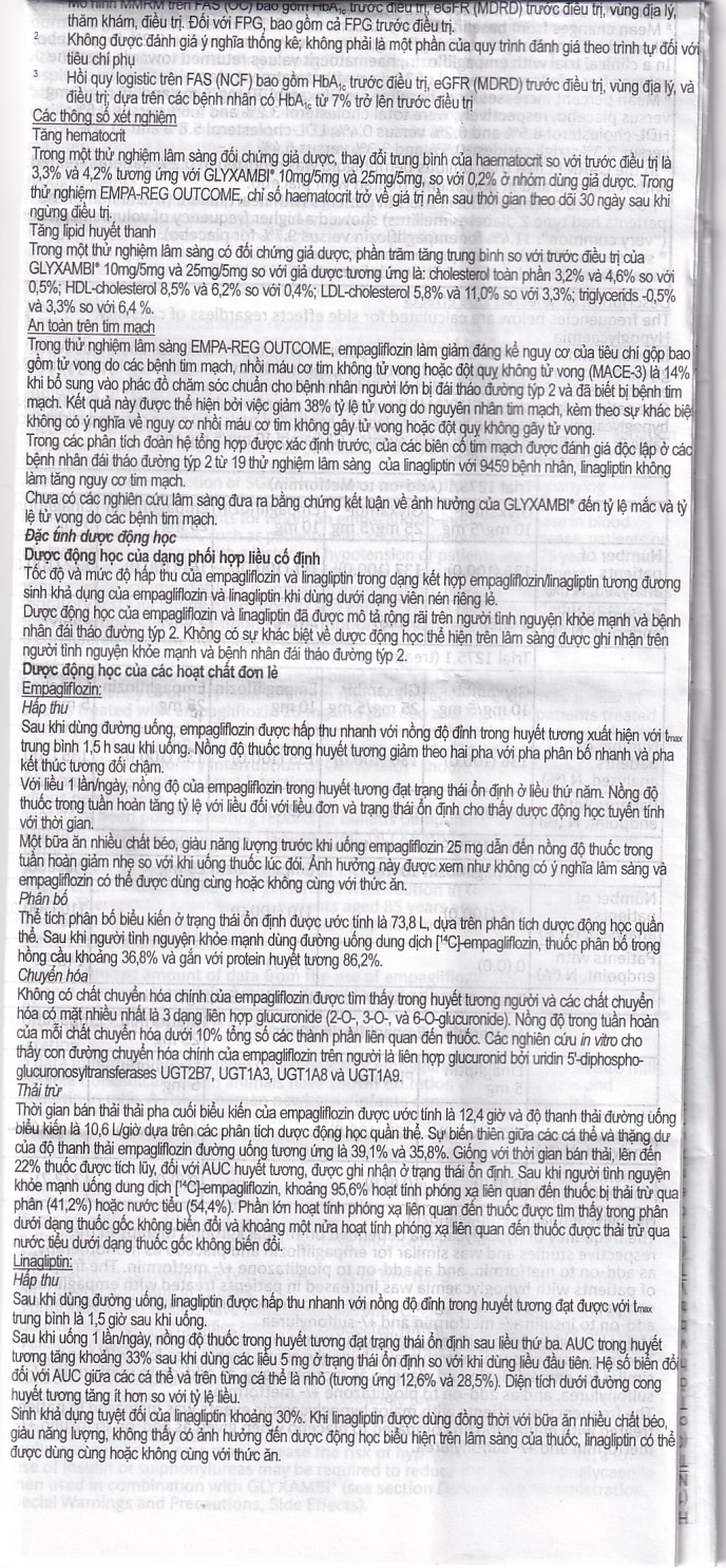 Thuốc Glyxambi 25mg/5mg Boehringer điều trị đái tháo đường típ 2 (3 vỉ x 10 viên)