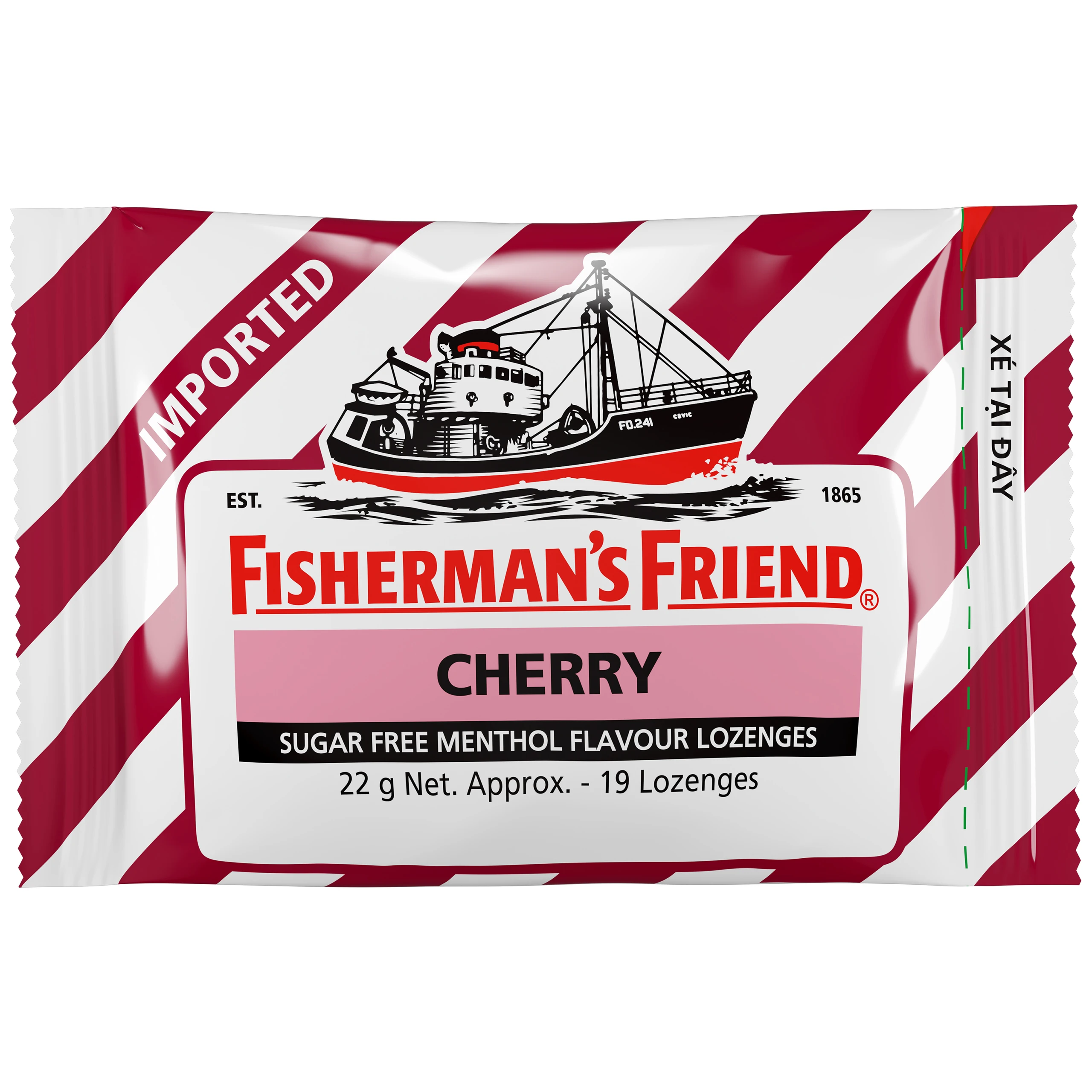 Kẹo Con Tàu Vị Cherry Fisherman's Friend  25g/22g 1