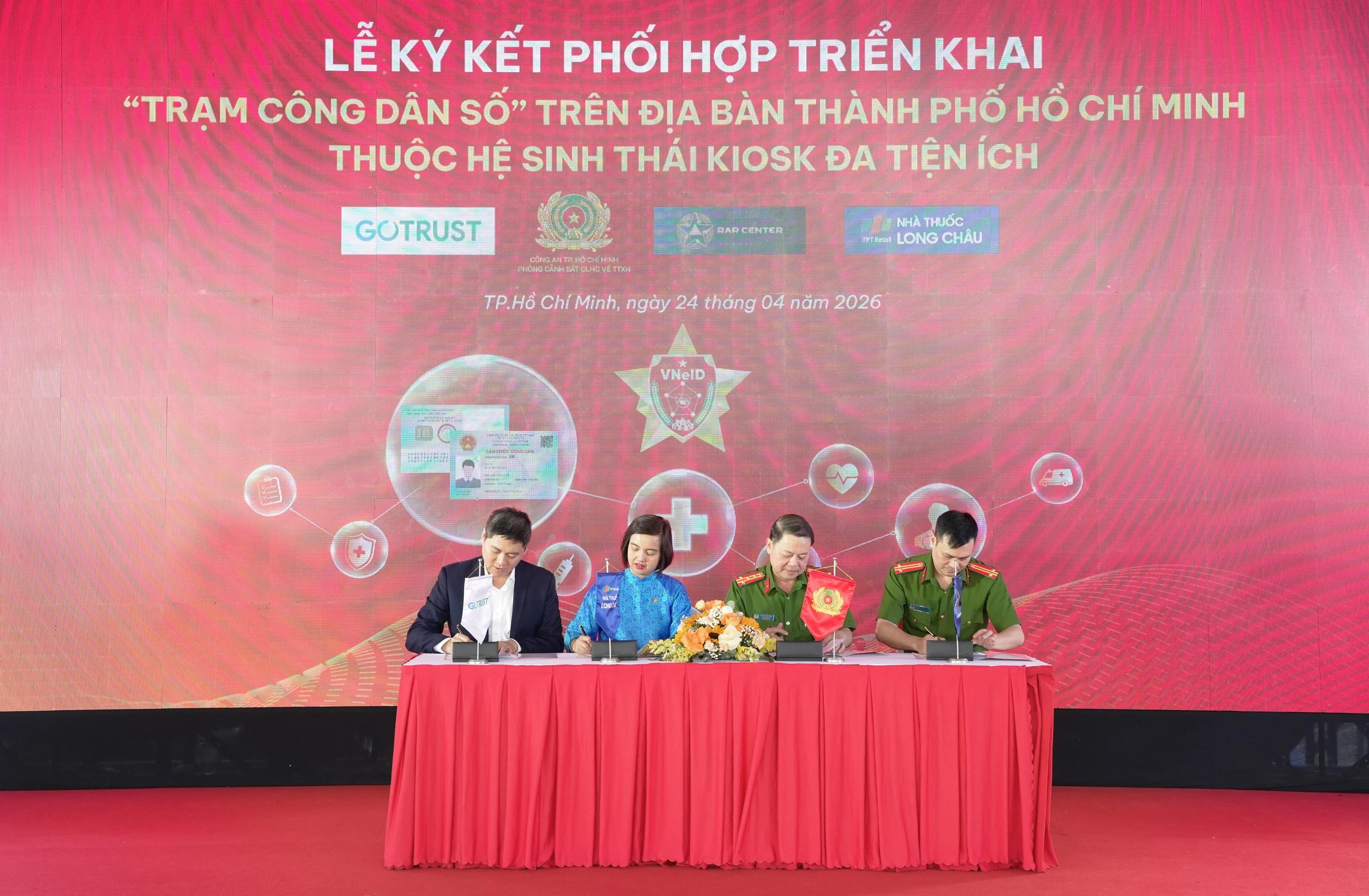 Sau VNeID, Long Châu chính thức là một cấu phần của Trạm công dân số lần đầu tiên khánh thành tại TPHCM 