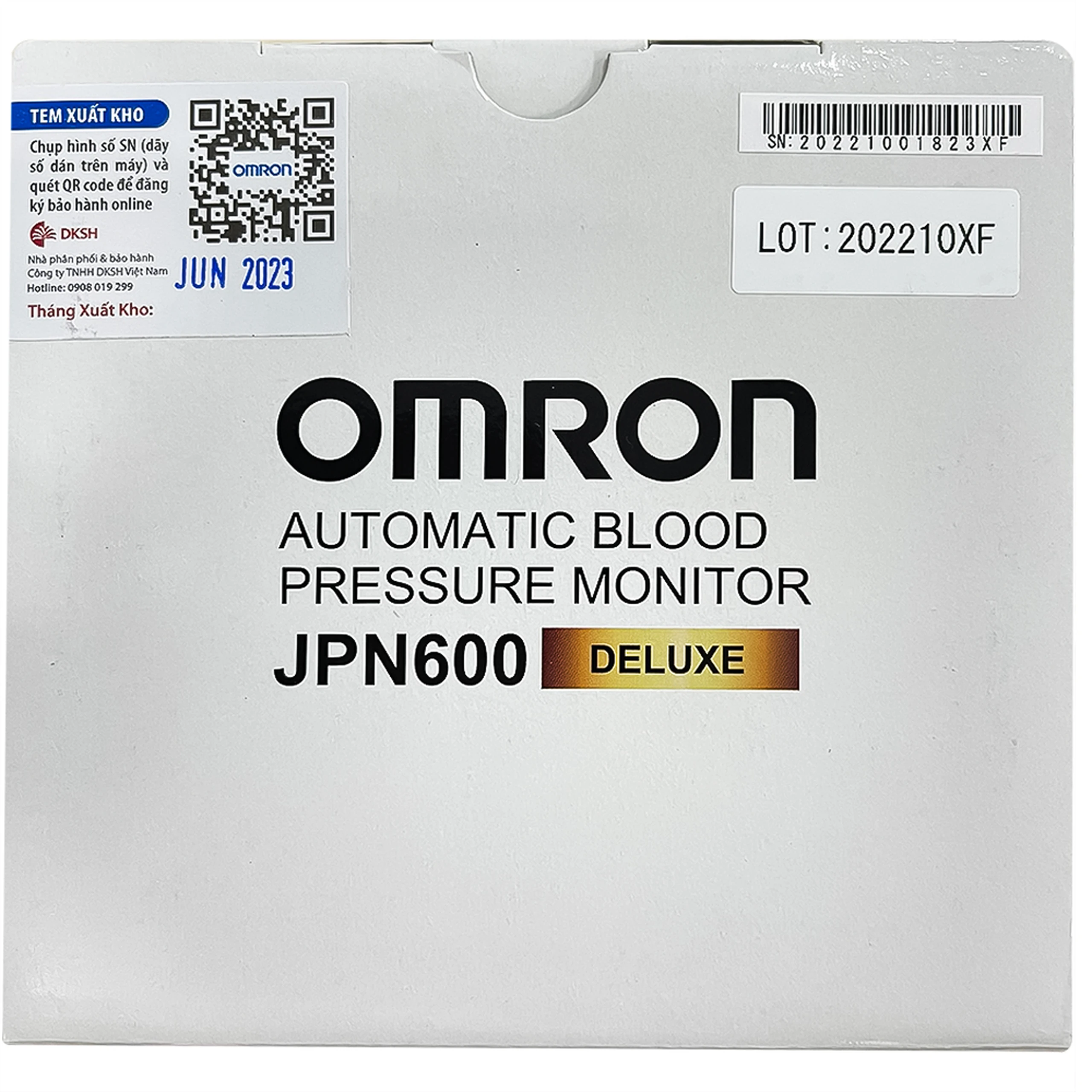 Máy đo huyết áp bắp tay Omron JPN600 hỗ trợ đo huyết áp, nhịp tim