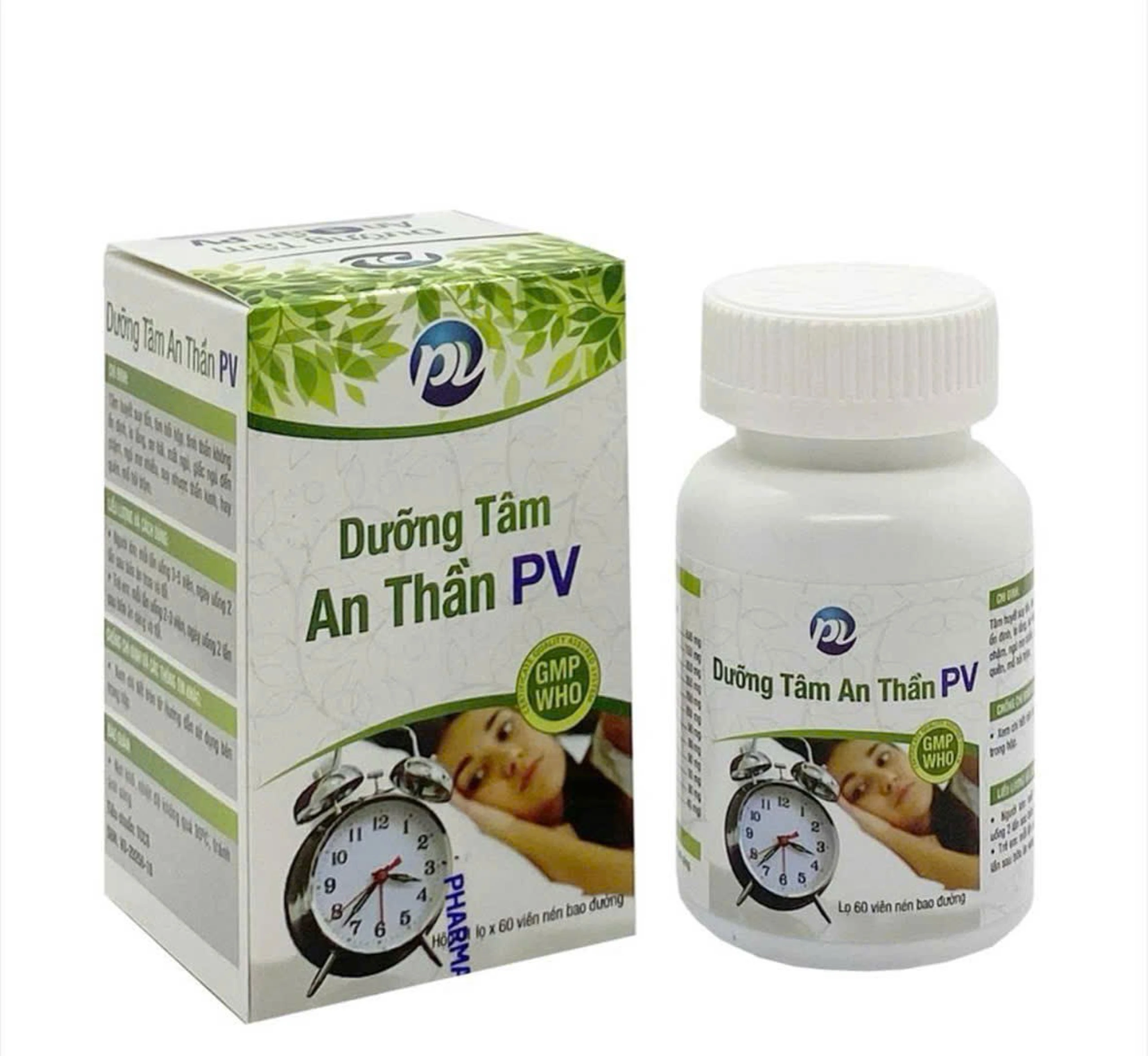 Thuốc Dưỡng Tâm An Thần PV điều trị tâm huyết suy tổn, tim hồi hộp (60 viên)